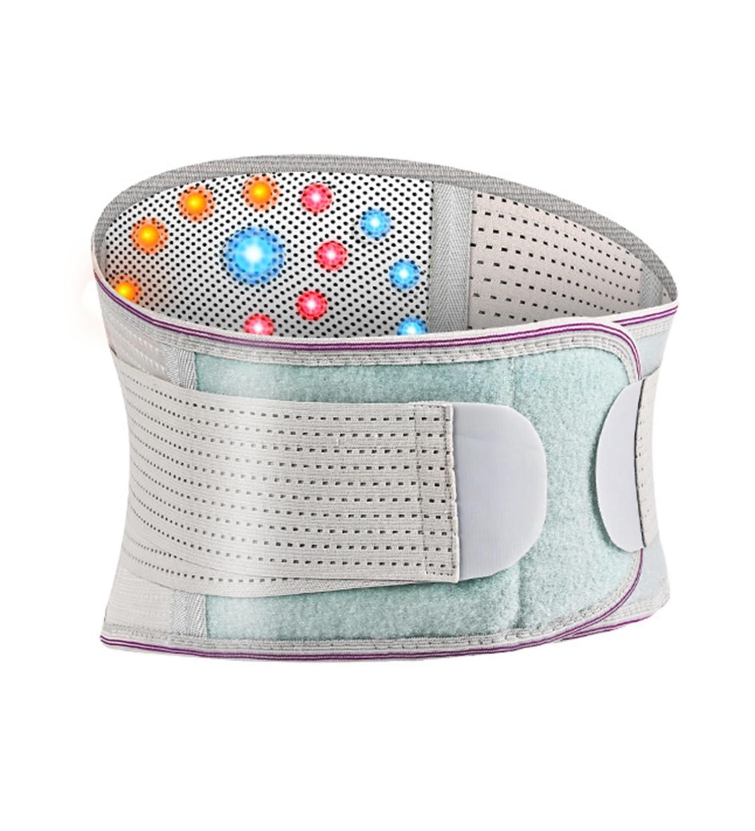 TOSOFT Self-Heating Lumbar Support Belt - Post Surgery Back Pain Relief for Adults | Gray XXL | Sciatica Scoliosis Herniated Disc Brace - Buy Online on GoSupps.com