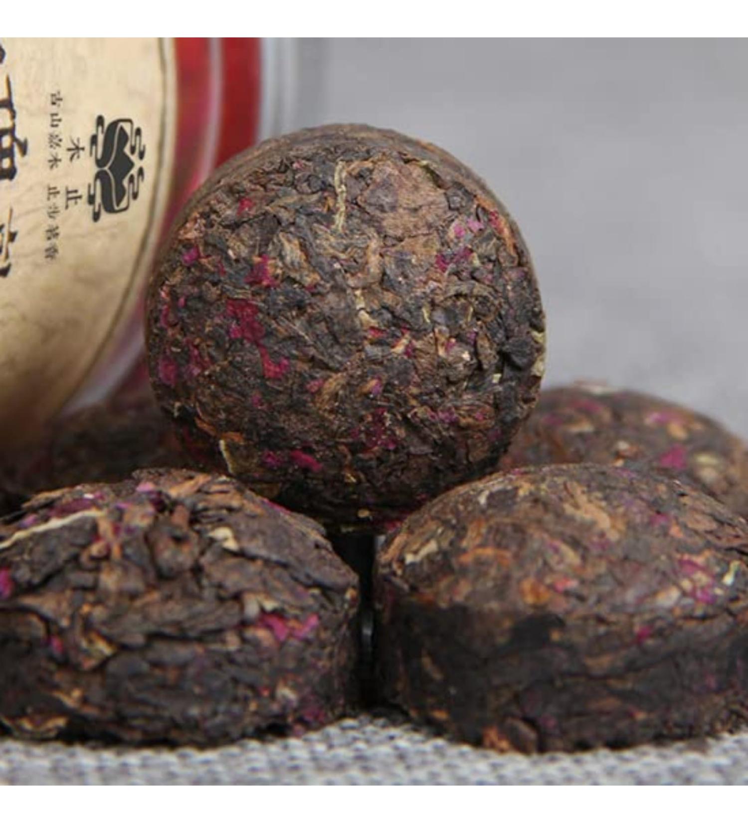 HQZM Yunnan Red Roo Clean Puu Celeans Thee Tuchocha With Rosensensing 100g Quality Nar Keye - Buy Online on GoSupps.com