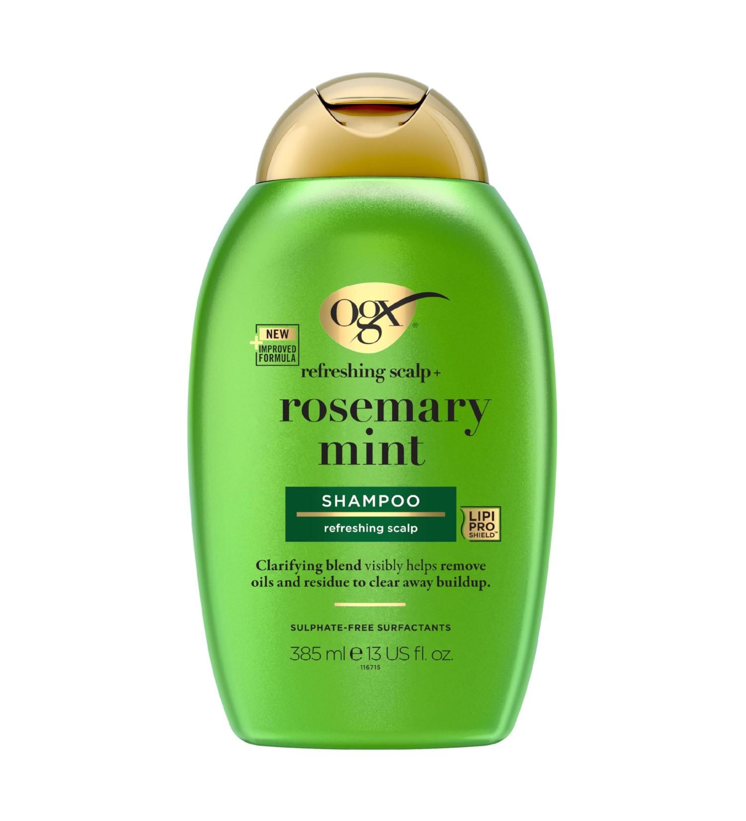  OGX OGX Refreshing Scalp+ Rosemary Mint Purifying Shampoo (385 ml) that helps visibly remove oils and residue for all hair types especially for - Buy Online on GoSupps.com