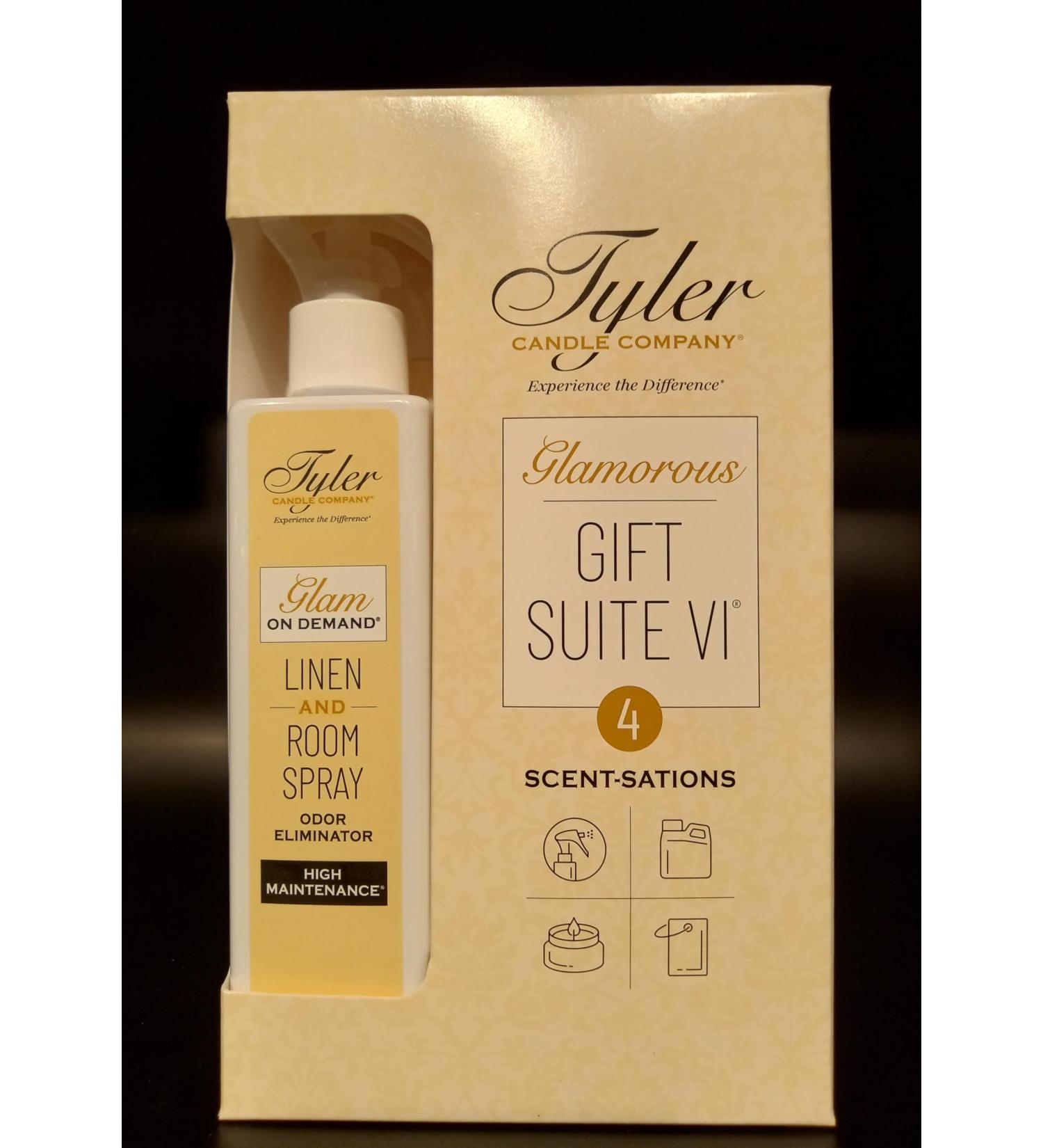 Tyler Candle Company High Maintenance Glamorous Gift Suite VI - Premium Room Spray Glamorous Wash & Jar Candle for International Shipping - Buy Online on GoSupps.com