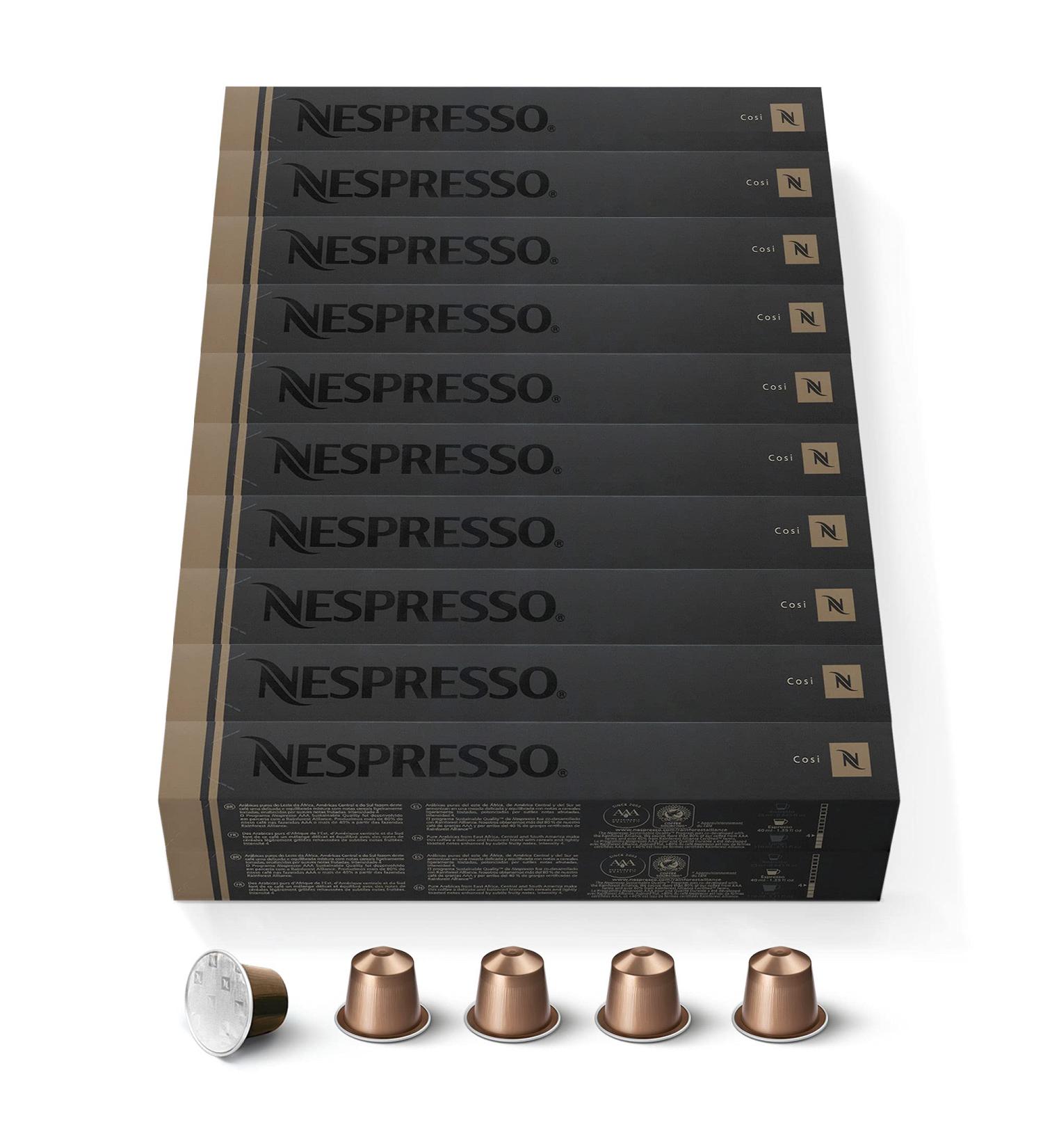 Nespresso Nespresso Original 200 Cosi Coffee Capsules Intensity 4 For Espresso (20 packs of 10)