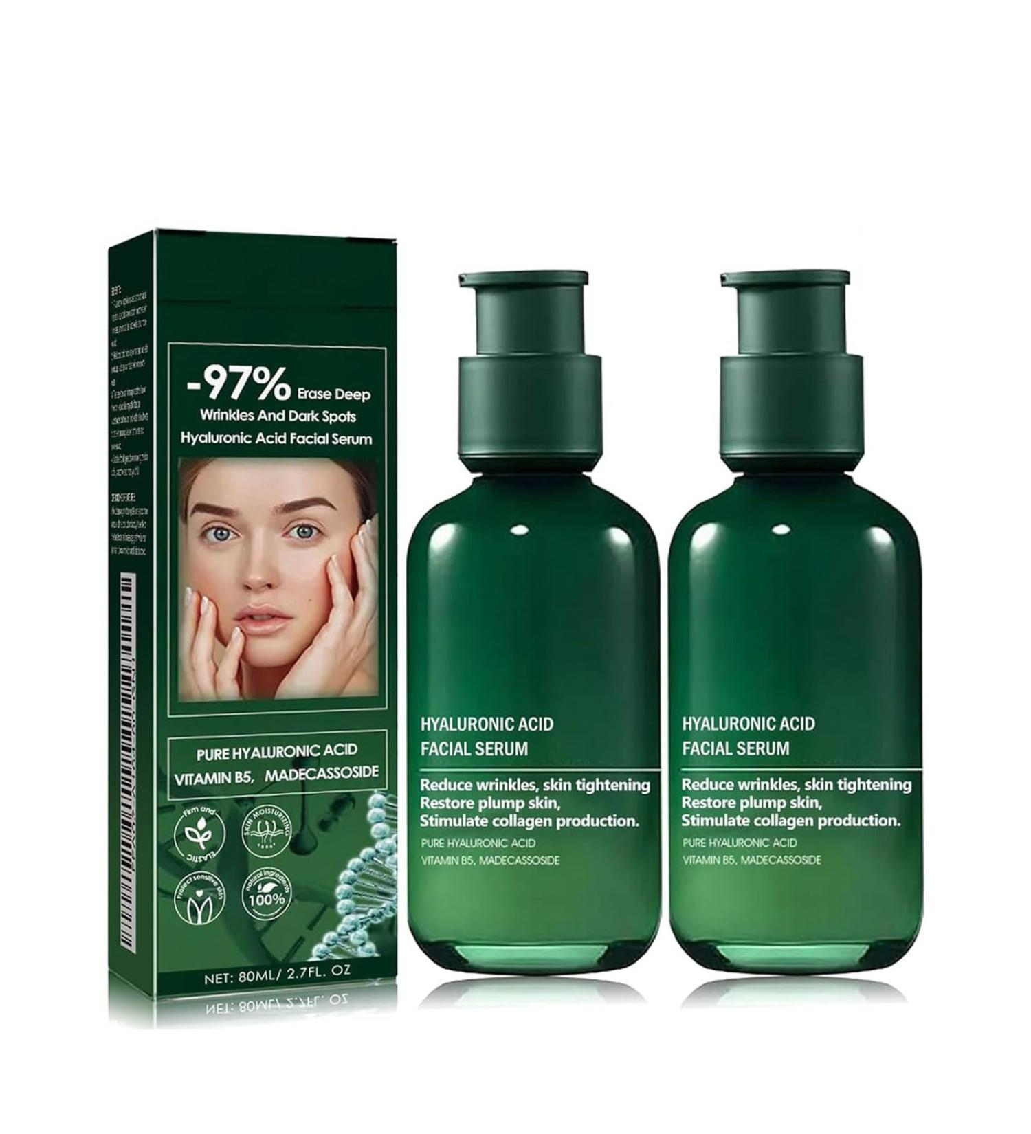 Skin Firming Rejuvenating Serum Skin Firming Serum for Face and Neck Skin Firming Serum Skin Lifting and Firming Facial Serum for All Skin Types (2pcs) - Buy Online on GoSupps.com
