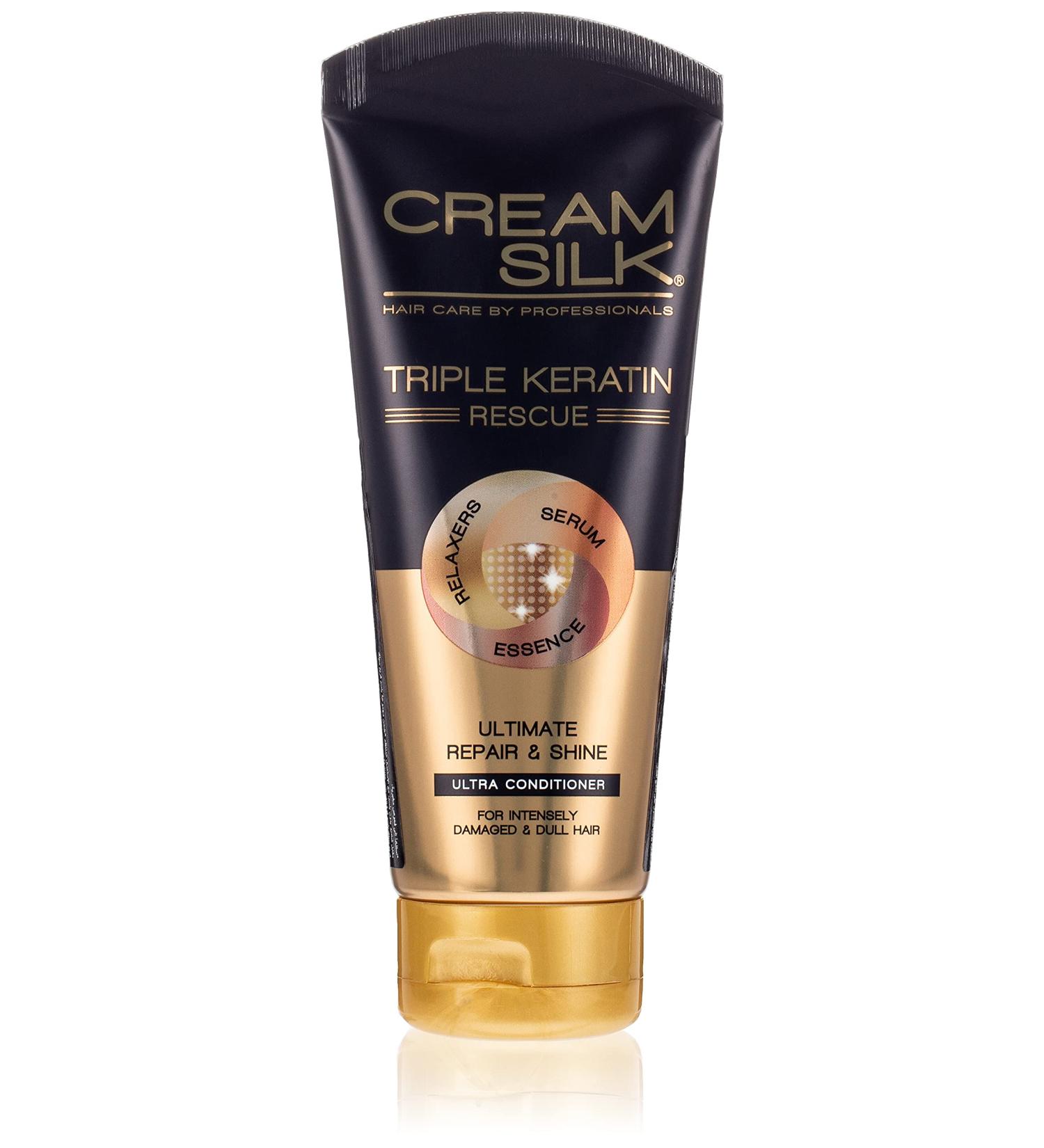 Cream Silk Triple Keratin Rescue - Ultimate Repair & Shine 170ml | International Shipping Available - Buy Online on GoSupps.com