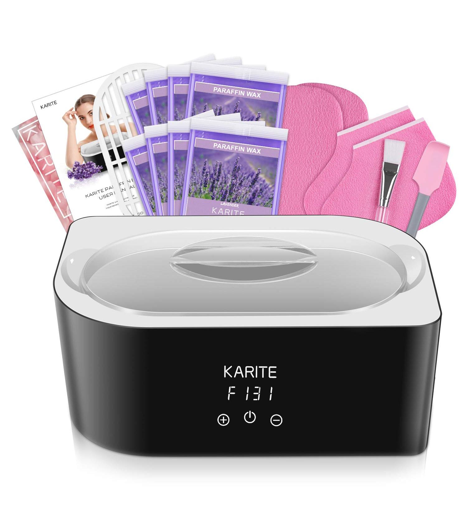 Karite Paraffin Wax Bath 4000ml - Moisturizing Paraffin Wax Machine for Arthritis Relief - Hand and Feet Paraffin Wax Warmer Kit - Buy Online on GoSupps.com