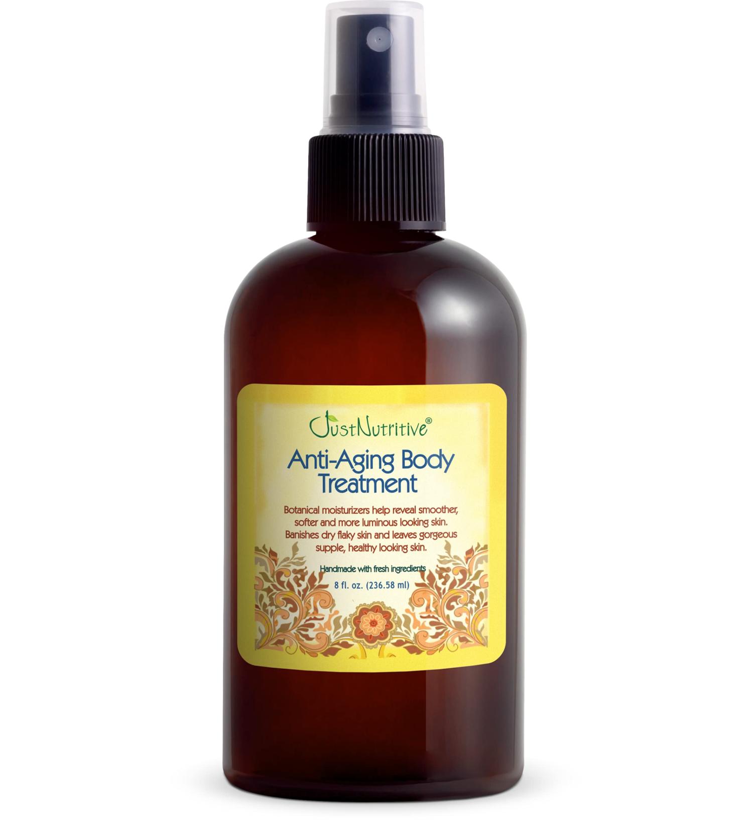 Just Nutritive Anti-Aging Body Treatment | Moisturizer for Youthful Skin | Body Oil with Anti-Aging Benefits - 8 Fl Oz - Buy Online on GoSupps.com