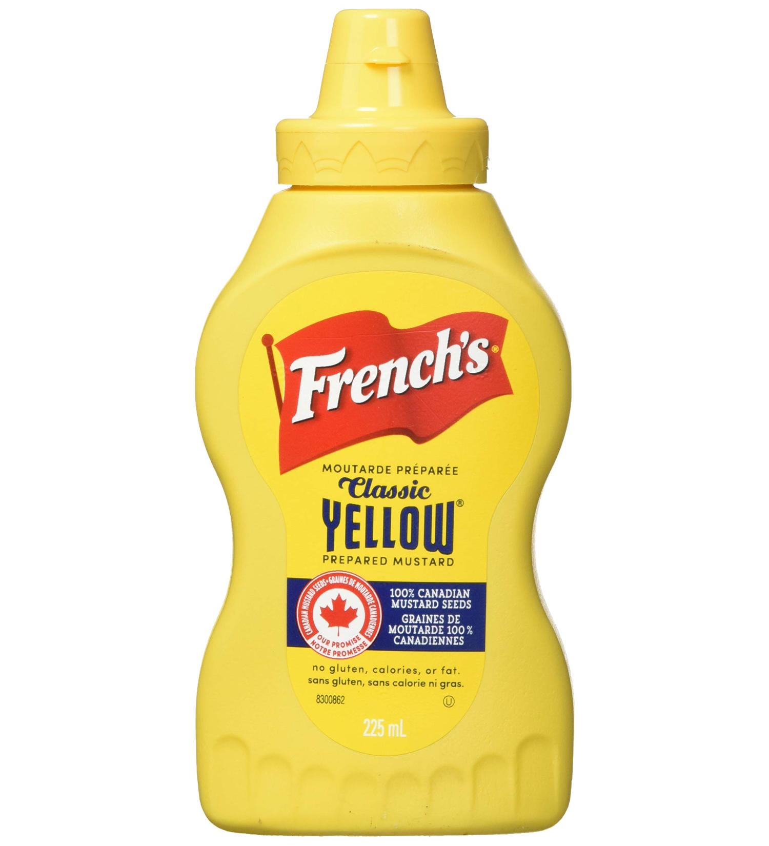 French's Classic Yellow Mustard 225ml Mustard 225 ml (Pack of 1) - Buy Online on GoSupps.com
