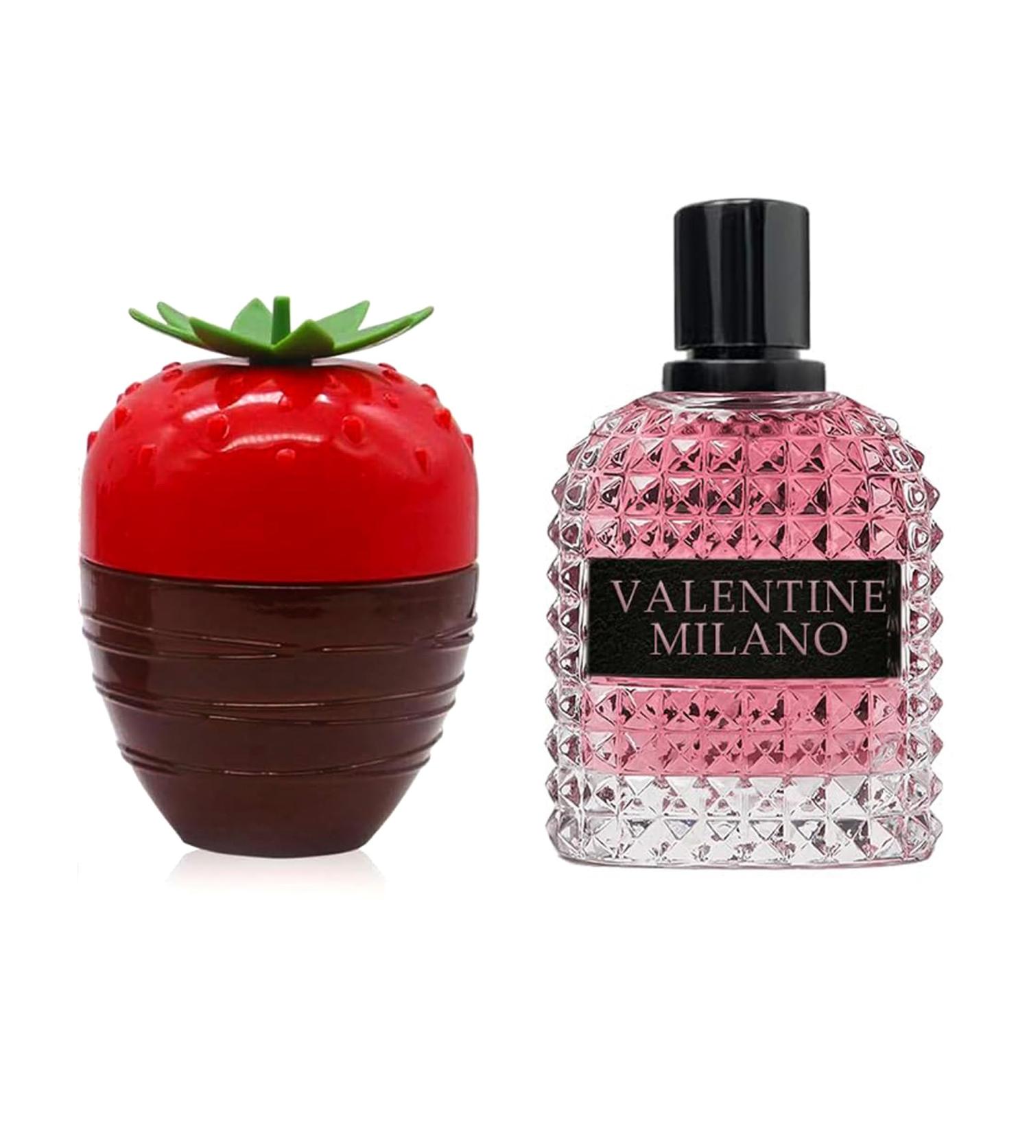 Women's Perfume Combo Set Milano Women&Strawberry Floral Fruity Fragrance Eau De Parfum Elegant 100ml Bottle Natural Spray Each for Daily Used Milano&Strawberry - Buy Online on GoSupps.com