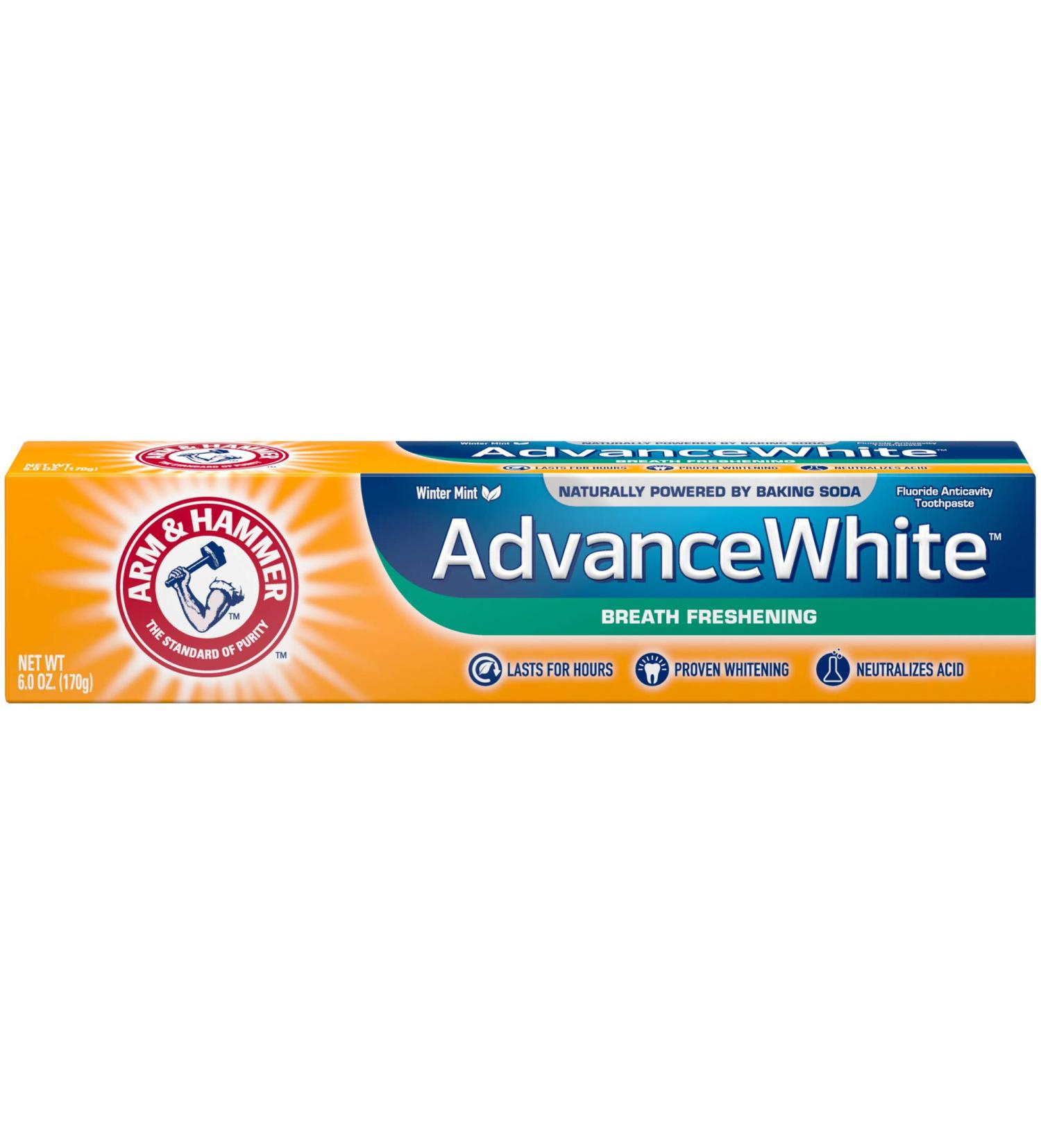 Arm & Hammer AdvanceWhite Breath Freshening Toothpaste Winter Mint 6.0 oz (170 g)