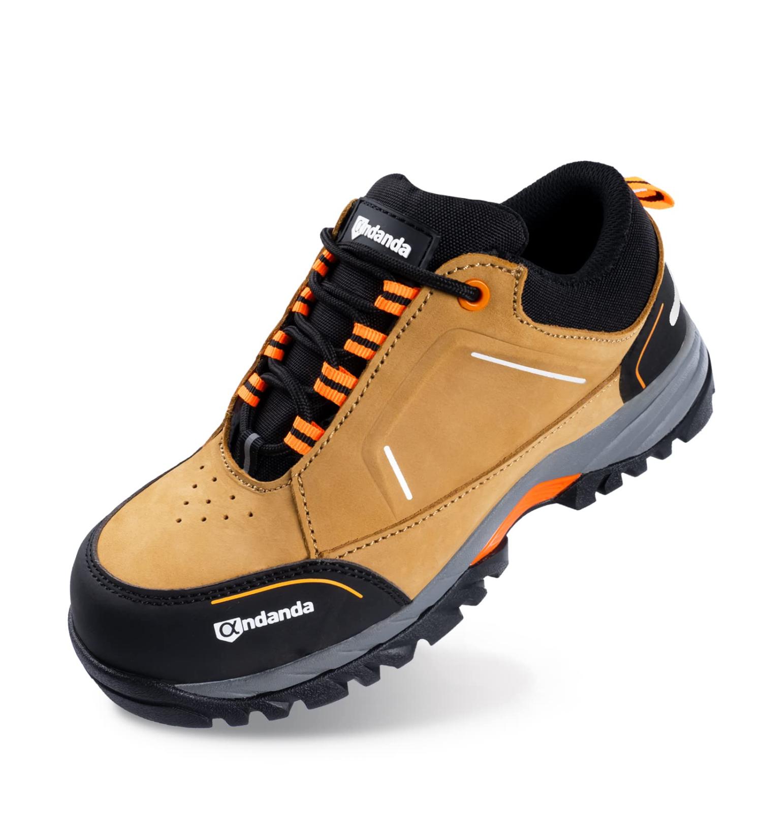 ANDANDA Men's Waterproof Hiking Work Boots - Lightweight and Durable for Industrial, Construction, Electronics Workshop - Size 10 X-Wide - Buy Online on GoSupps.com