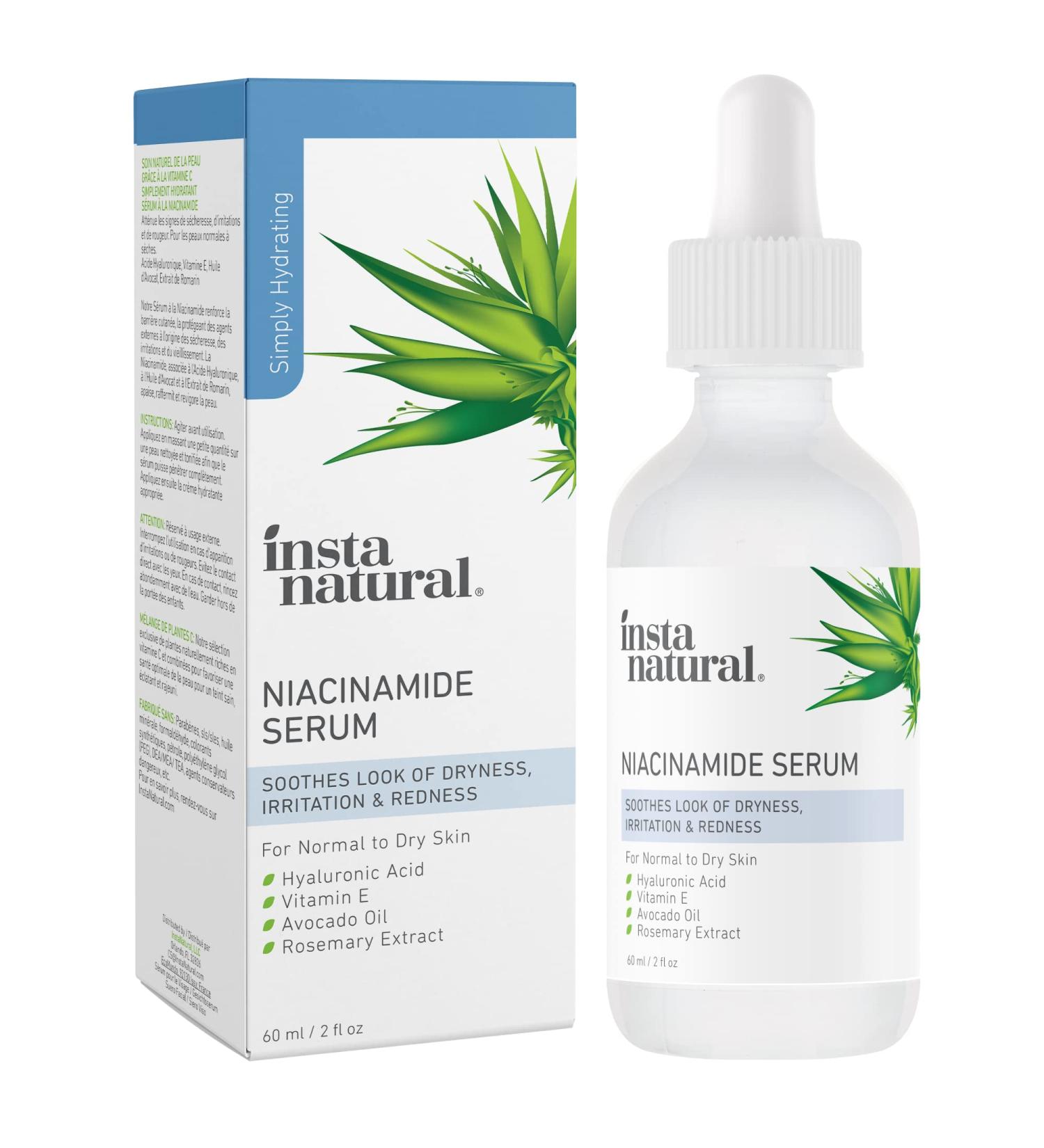 InstaNatural Anti-Aging Collagen Serum 1 oz - Youthful Skin & Wrinkle Reduction - Buy Online on GoSupps.com
