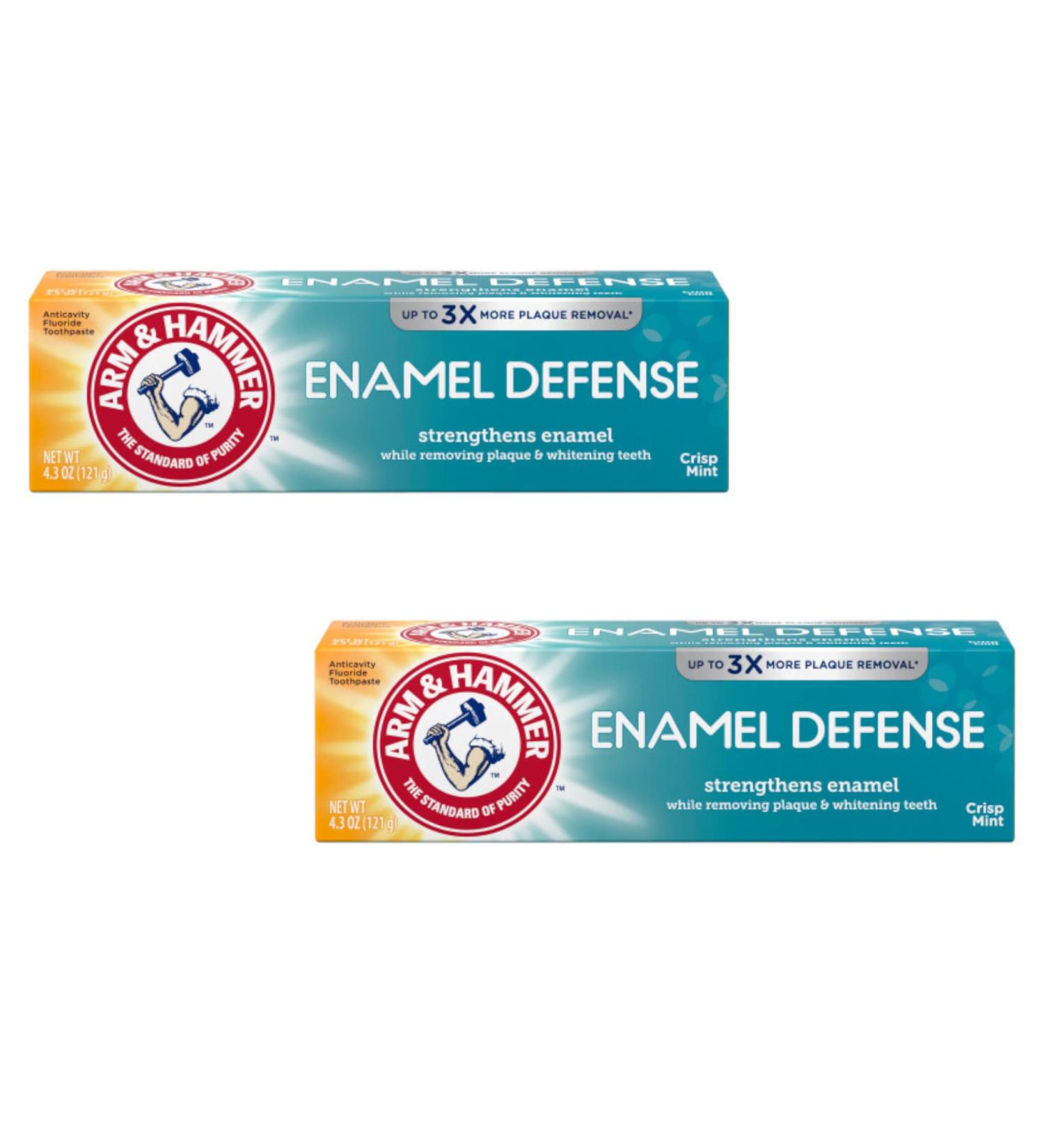 Arm & Hammer Truly Radiant Bright & Strong Fluoride Toothpaste Fresh Mint 4.3 oz (Pack of 2) - Buy Online on GoSupps.com