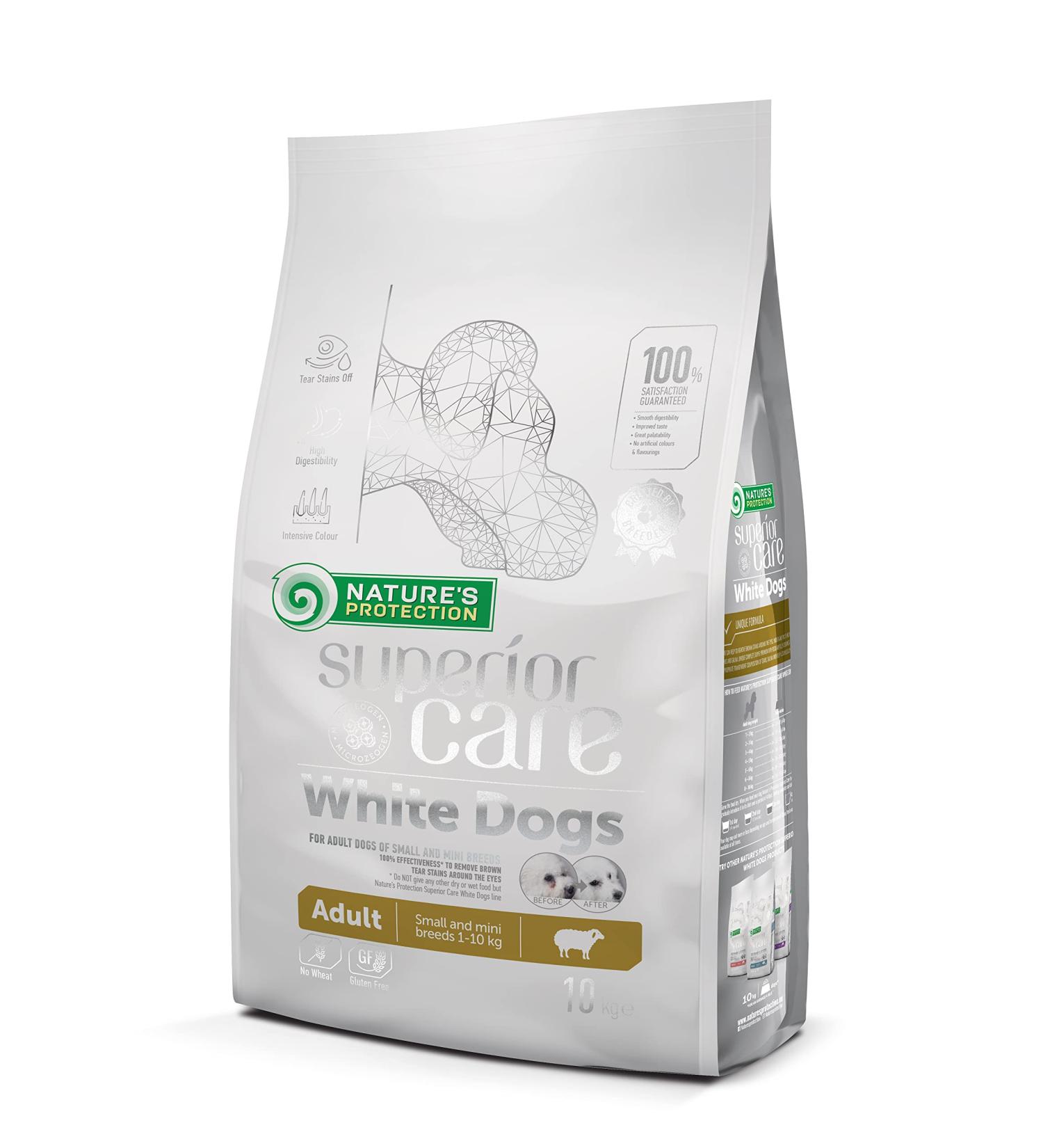 Nature's Protection Hypoallergenic Grain-Free Dog Food for Small Breeds - 10kg Lamb Formula - Buy Online on GoSupps.com