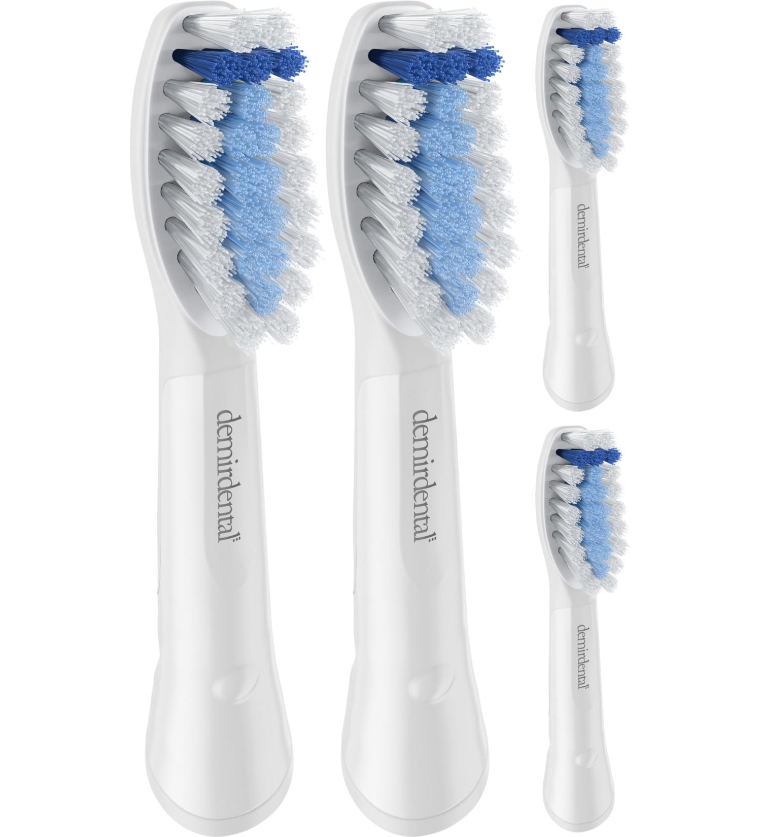Demirdental Brush Heads for Oral-B Pulsonic - Extra Clean Hard Brush Heads 4 Pack - International Shipping Available - Buy Online on GoSupps.com