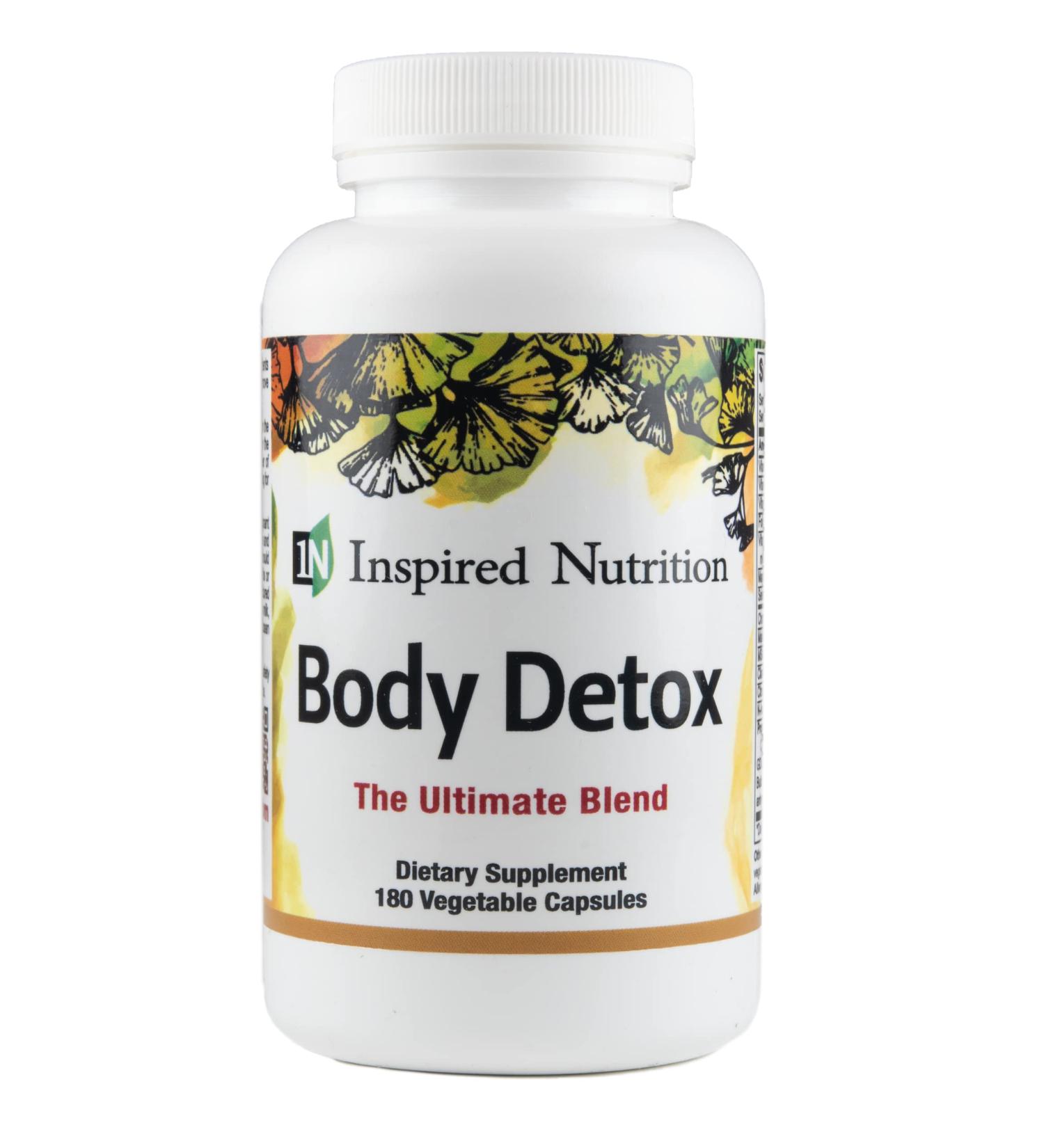 Body Detox & Liver Support - Inspired Nutrition - 180 Capsules - Buy Online on GoSupps.com