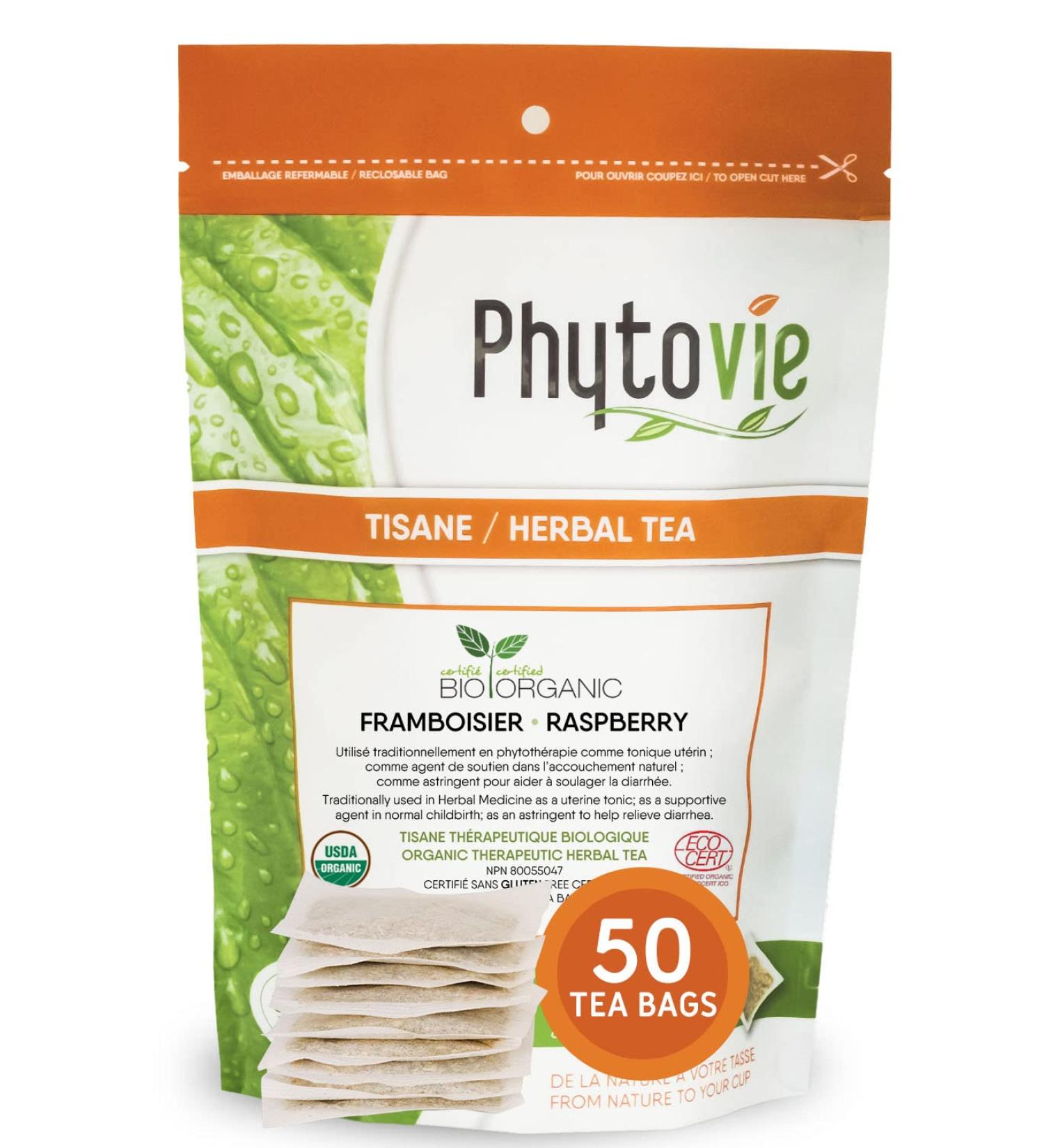Organic Raspberry Tea Traditionally used in Herbal Medicine as a uterine tonic as a supportive agent in normal childbirth as an astringent to help relieve diarrhea. - 50 Tea Bags - Buy Online on GoSupps.com
