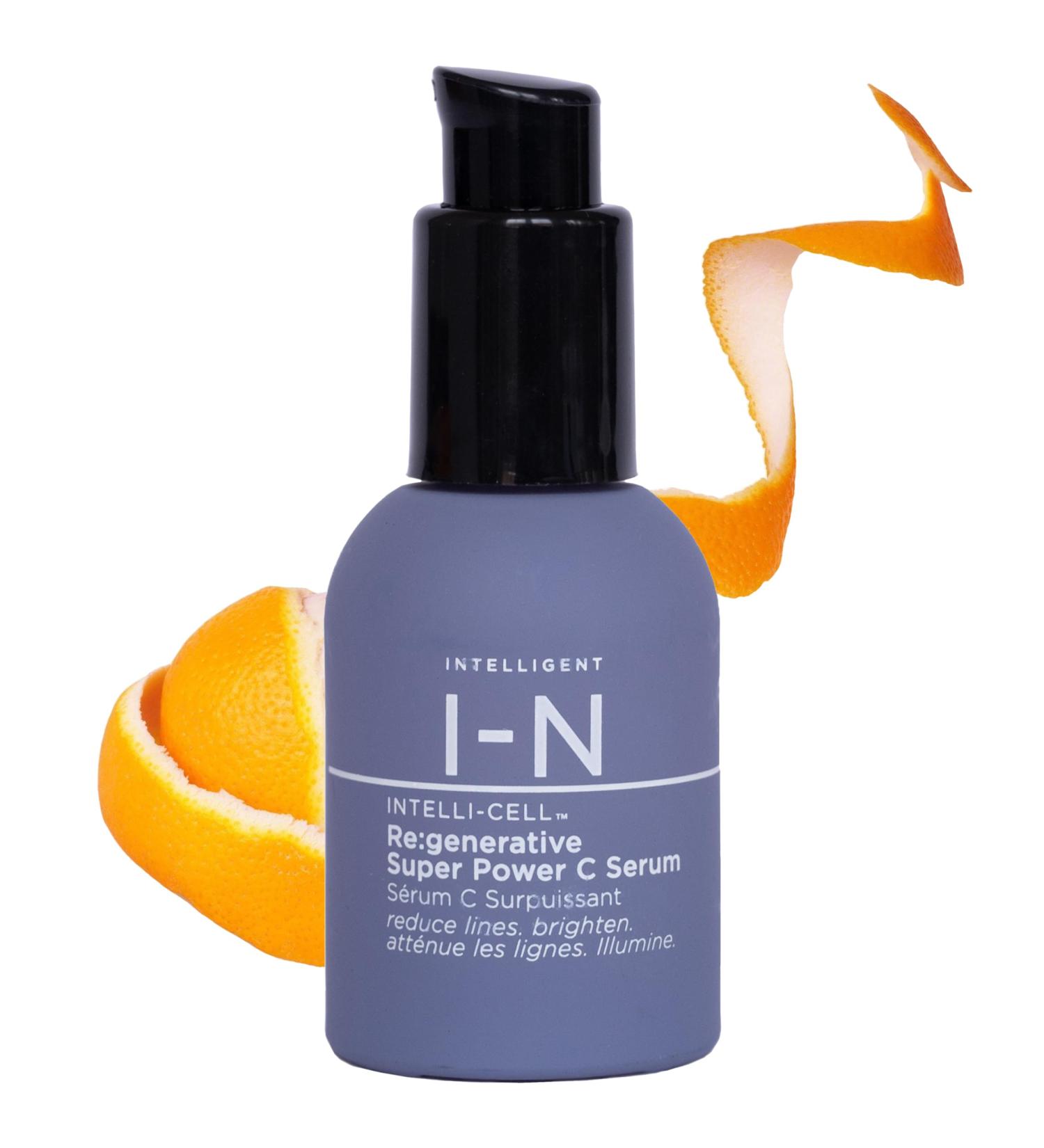 Intelligent Nutrients Re:generative Super Power C Serum Age-Defying Vitamin C Formula Smoothes Softens and Firms With Plant Stem Cell Science 1 Oz - Buy Online on GoSupps.com