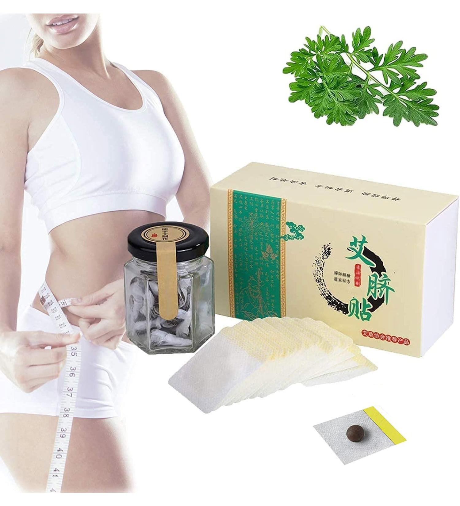 Mugwort Belly Button Patch (60PCS) - Natural Plant for Men and Women - White - Buy Online on GoSupps.com