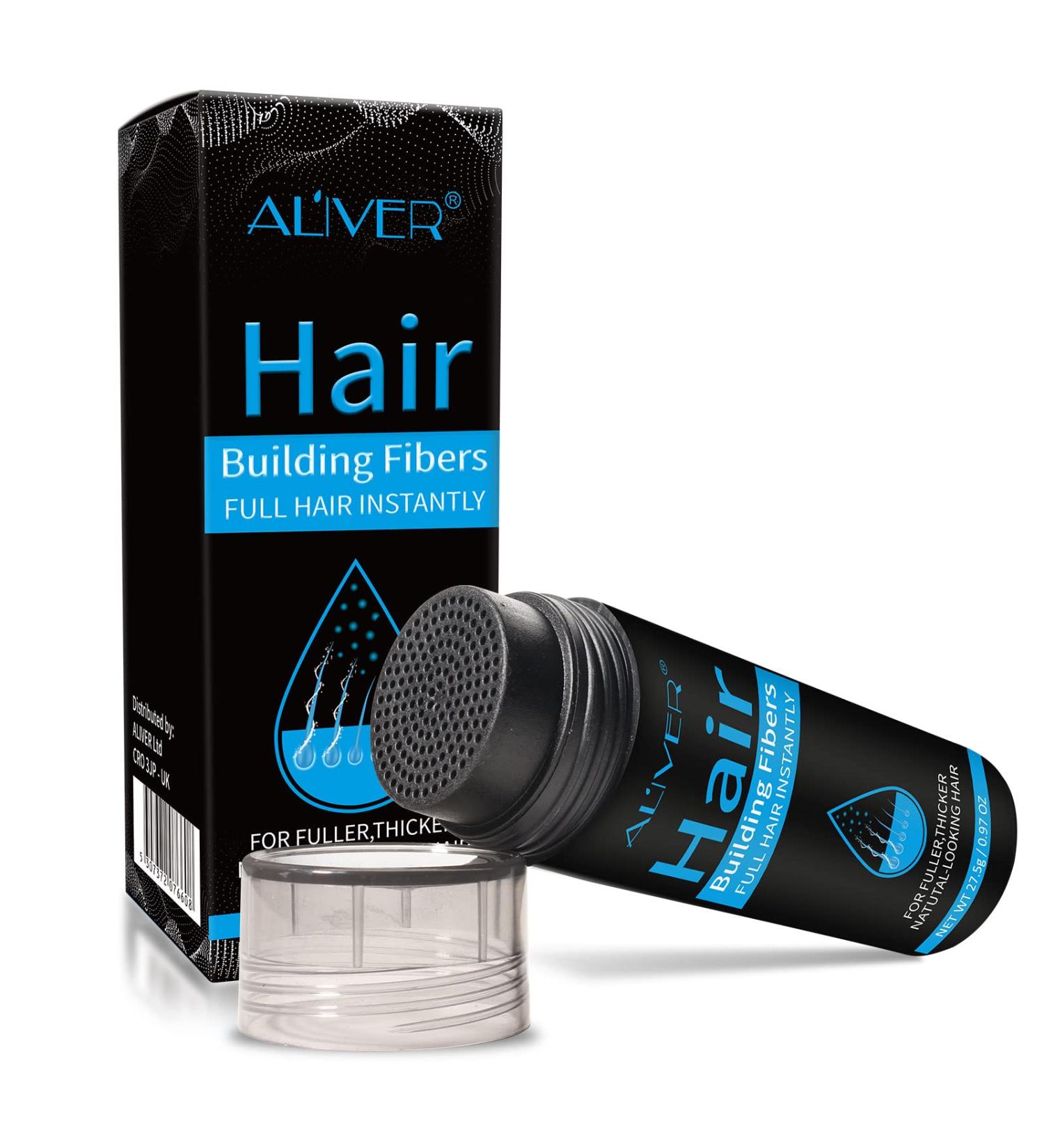 Hair Powder for Sealing & Thickening - Brown Scatter for Receding Hair Hair Loss & Light Hair (27.5g) - Immediate Results - Buy Online on GoSupps.com
