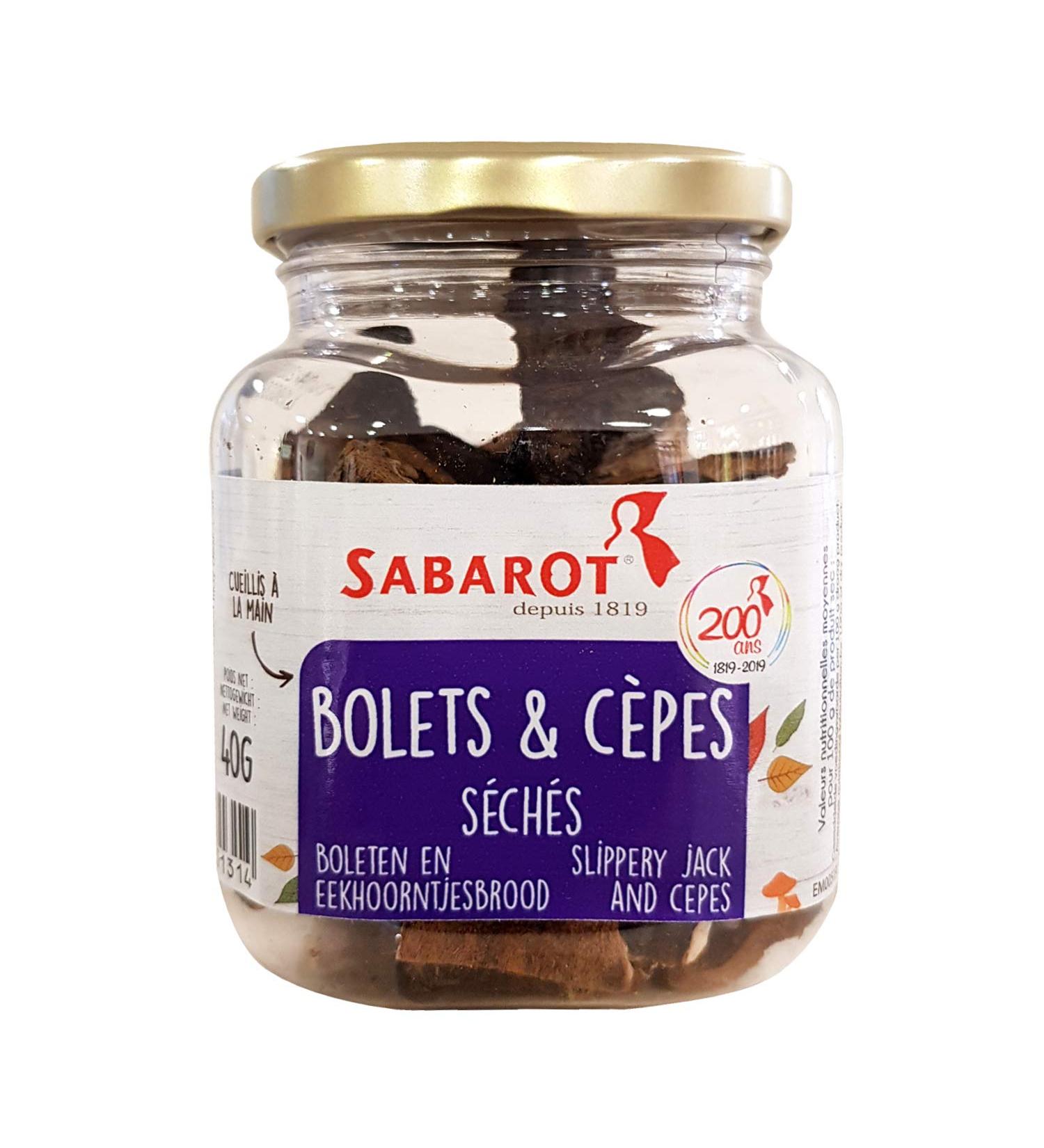 Sabarot - Dried boletus and porcini mushrooms 40g