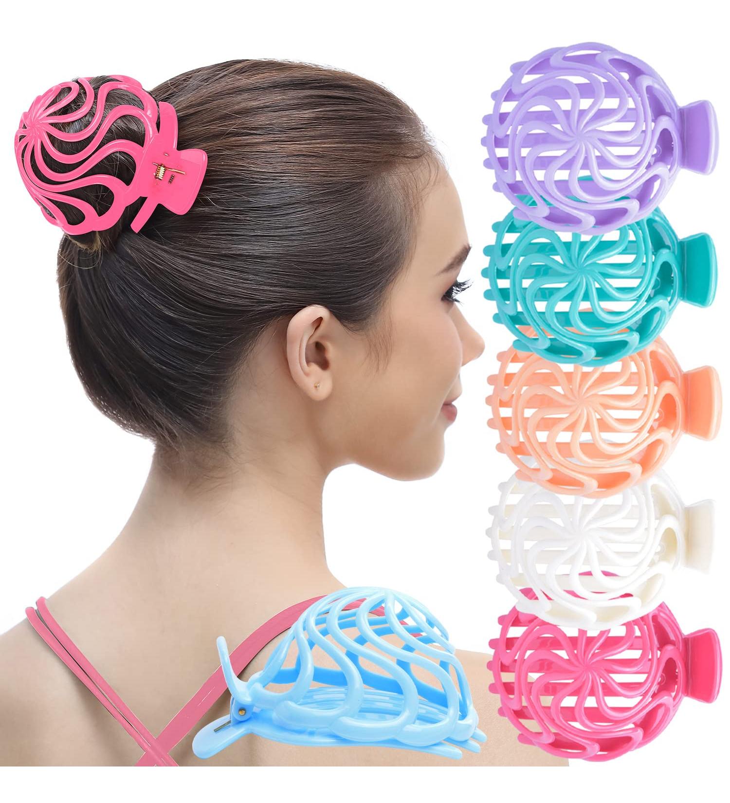 Buy RC ROCHE 6 Pieces Hair Spider Claw Clips for Women - Large Pastel Multi-Color Hair Barrette Holders - Buy Online on GoSupps.com