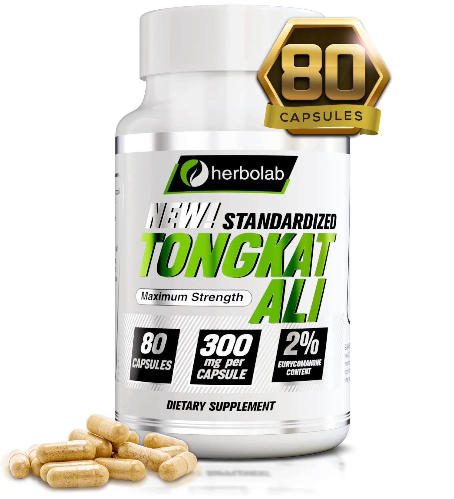 Tongkat Ali for Men - 200:1 Root Supplement 1200mg Eurycomanone 30 Day Supply Longjack Extract Capsules | Enhance Stamina & Vitality - Buy Online on GoSupps.com
