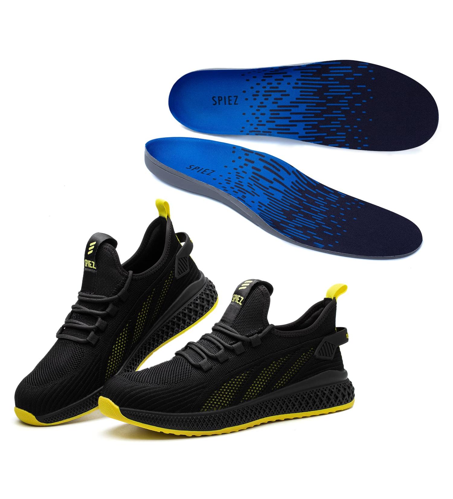 SPIEZ Women's Safety Shoes Size 8.5 with Orthotic Arch Support Insoles Bundle - Heavy Duty Work Sneakers with Puncture Proof Inserts - Buy Online on GoSupps.com