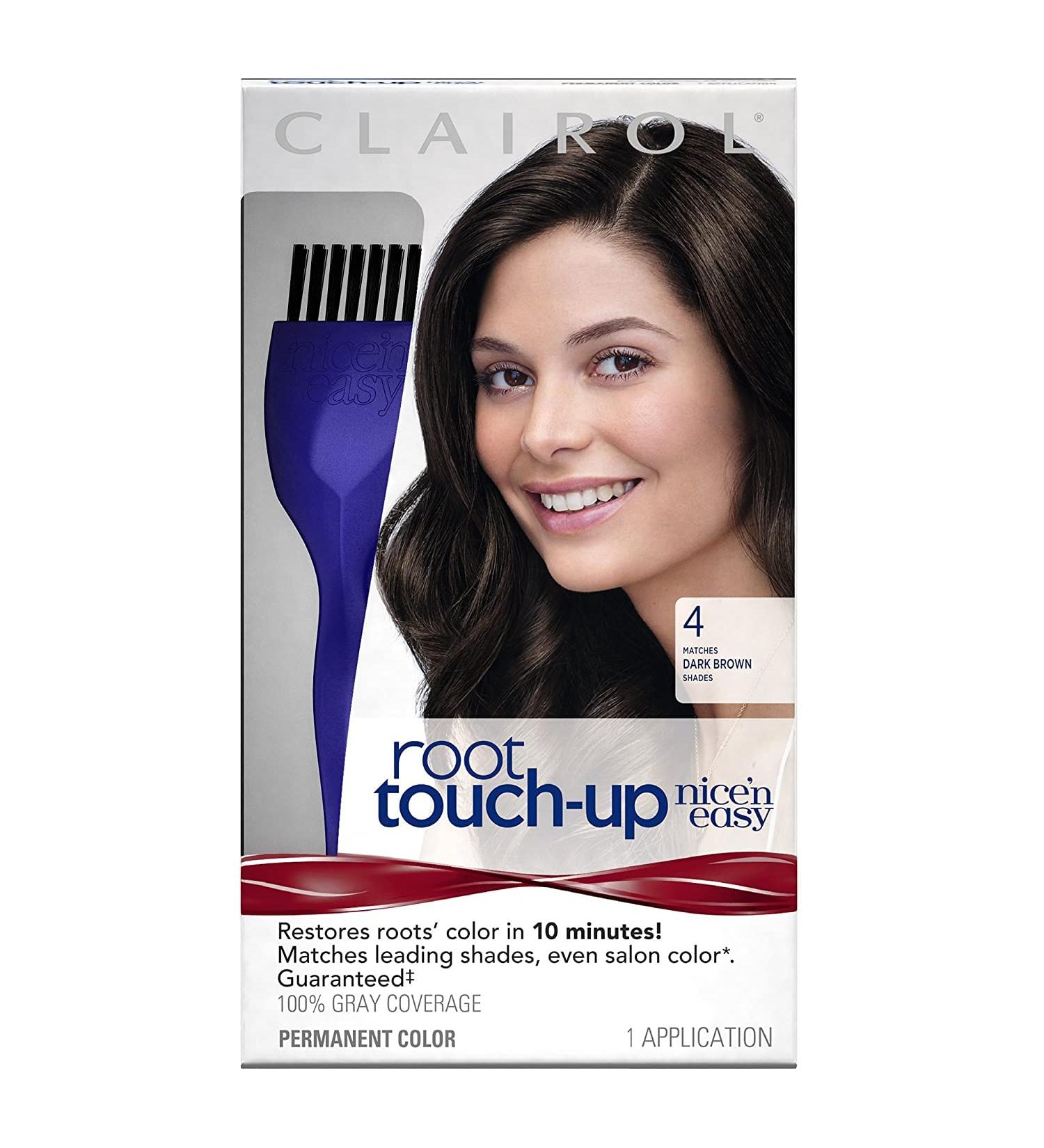 Clairol Nice 'n Easy Root Touch-Up #4 Dark Brown - Buy Online on GoSupps.com