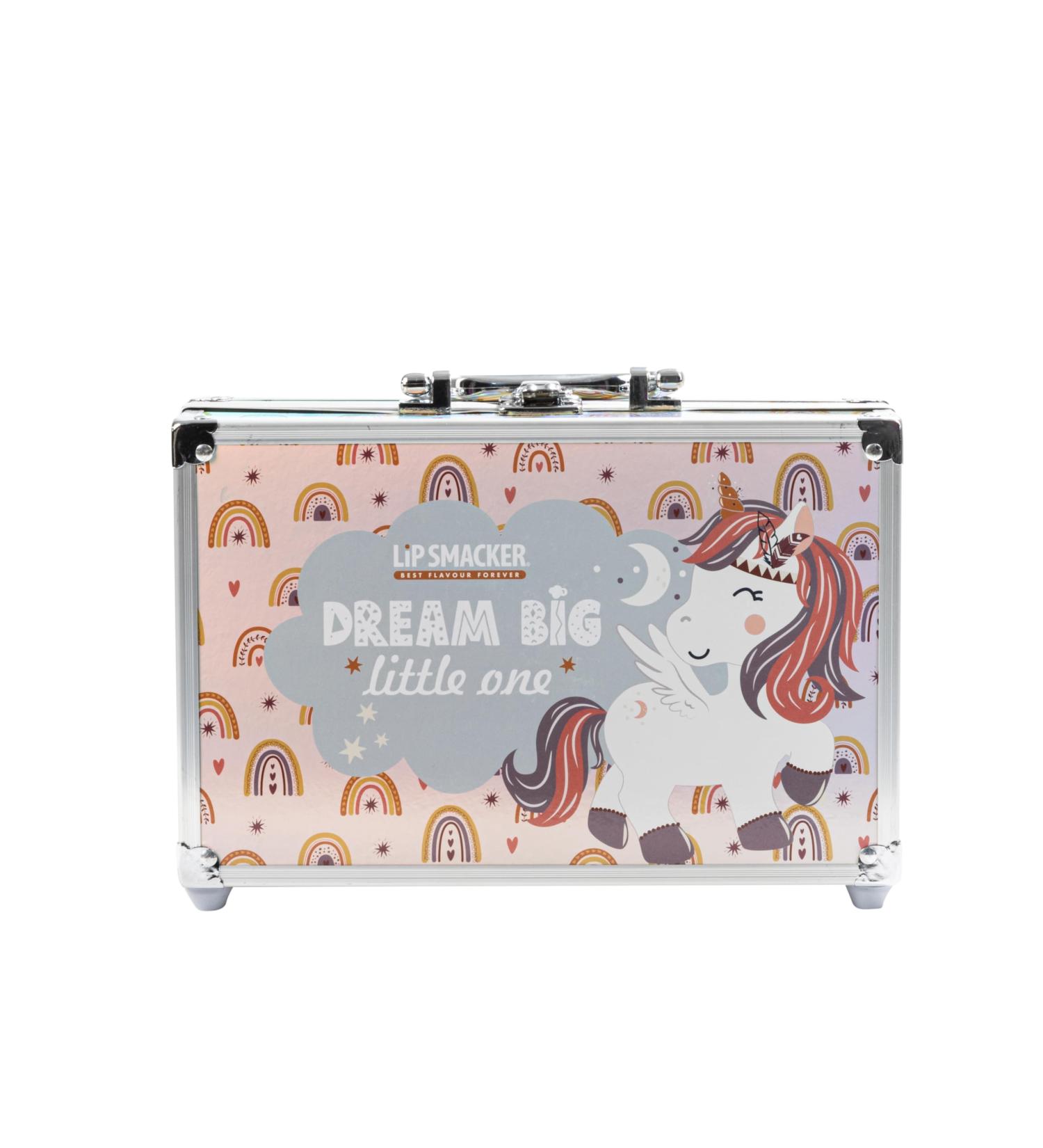 Lip Smacker Color Traincase All-in-One Makeup Set for Girls Including 22 Lip Glosses 9 Creamy Eyeshadows 2 Nail Polishes 4 Shimmer Powders and Barrettes - Buy Online on GoSupps.com