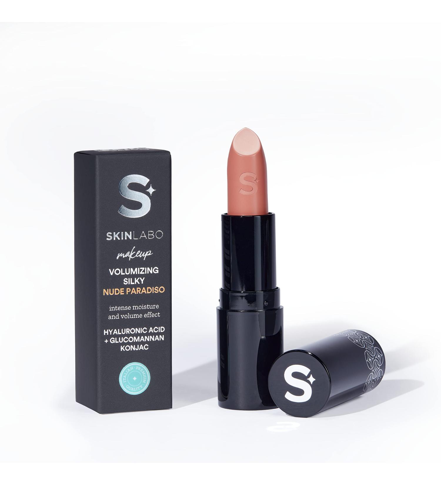 Skinlabo Volumizing Silky Nude Paradiso - High Opacity Moisturizing Lipstick for Fuller Lips (4.6 ml) | International Shipping Available - Buy Online on GoSupps.com