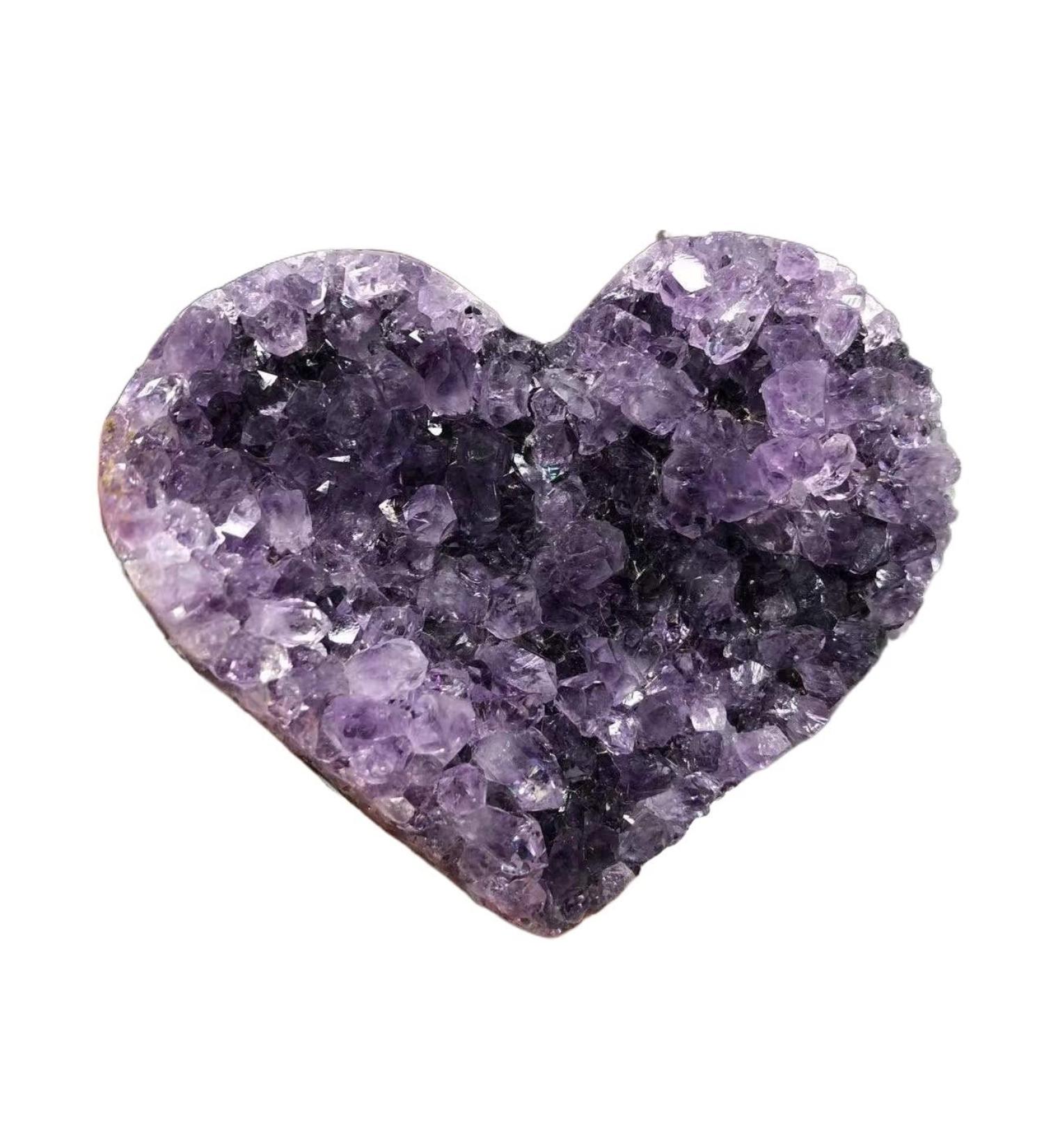 Natural Dream Amethyst Love Cluster Reiki Quartz Crystal Suitable for Home Raw Stones and Minerals Home Goods 300-400g - Buy Online on GoSupps.com