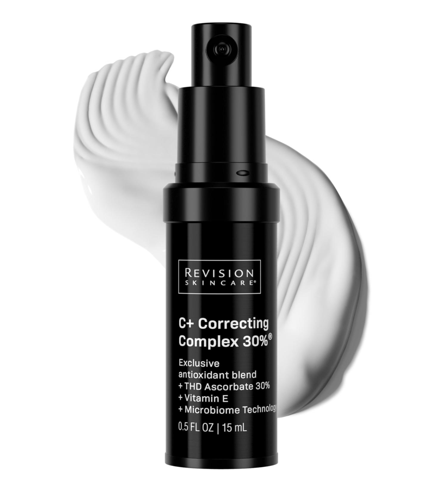 Revision Skincare C+ Correcting Complex 30% Vitamin C Serum for Face Anti-Aging Treatment to Brighten Skin Reduce Fine Lines Wrinkles & Dark Spots Firming & Safe for Sensitive Skin 0.5 oz - Buy Online on GoSupps.com
