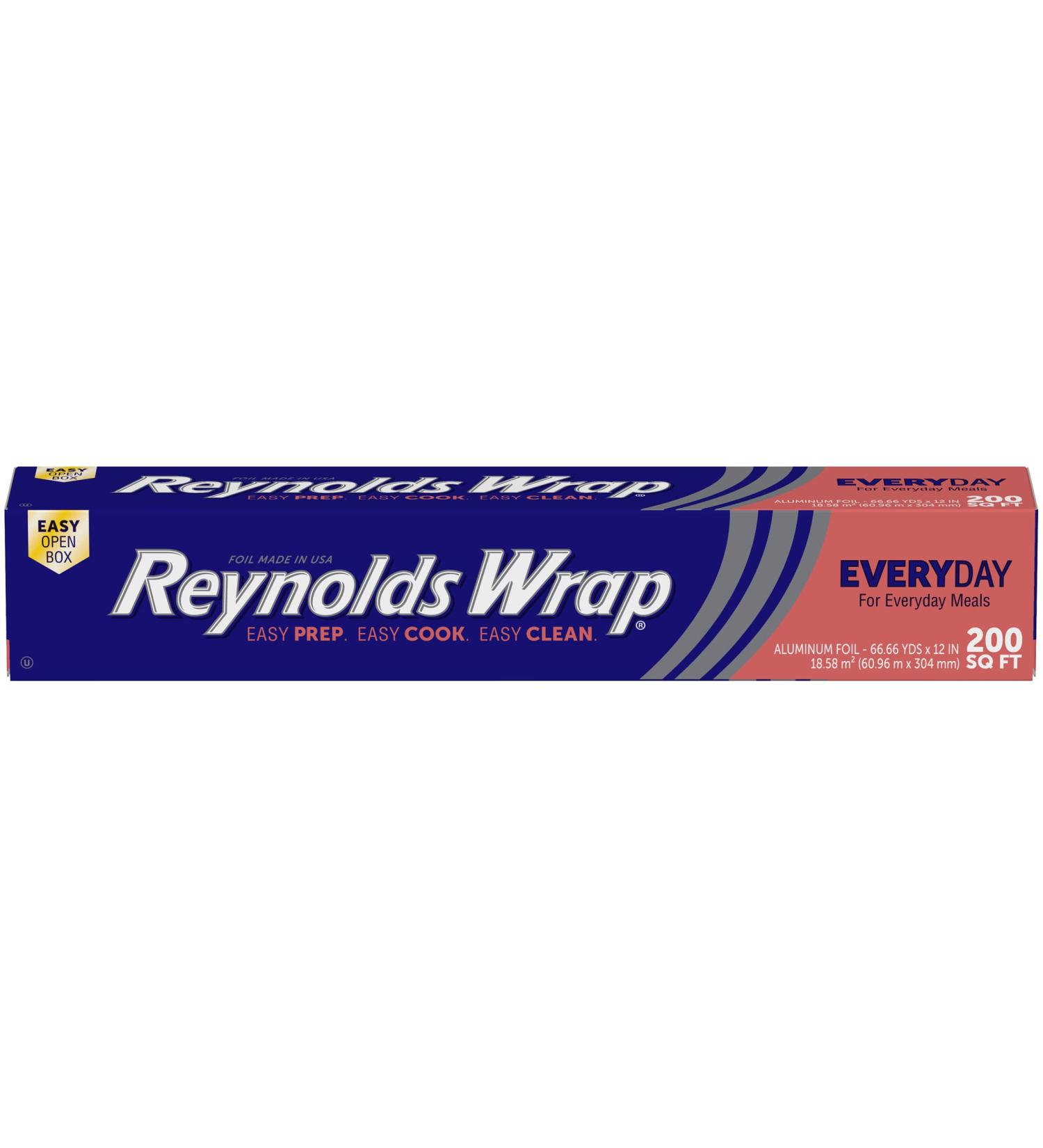 Reynolds Wrap Aluminum Foil 200 Sq Ft - Heavy Duty Kitchen essential for Cooking and Storage - Buy Online on GoSupps.com