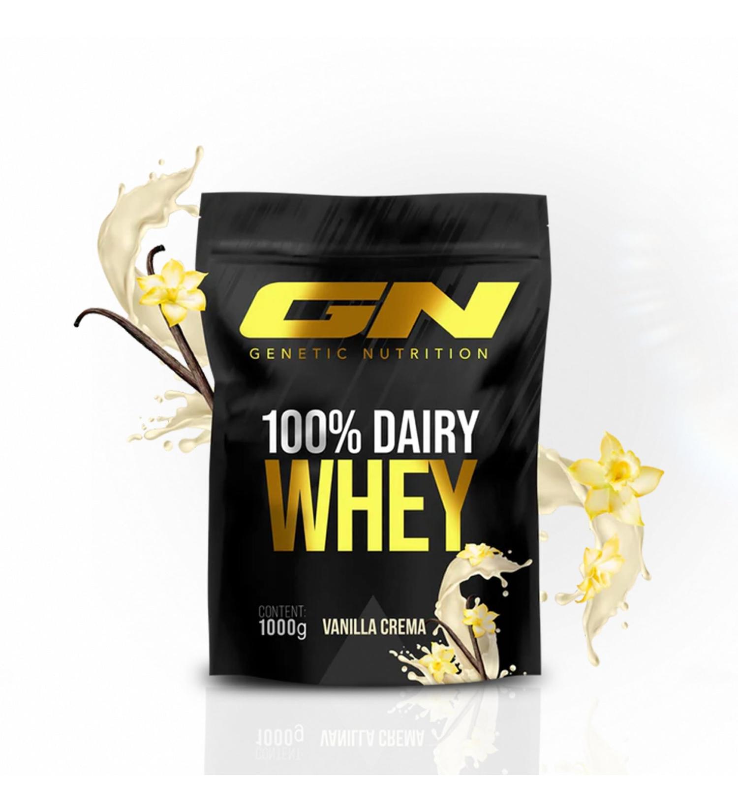 GN Laboratories 100% Dairy Whey Protein Pulver 1000g - Muscle Building Protein Powder - Protein Powder for Protein Shakes - Buy Online on GoSupps.com