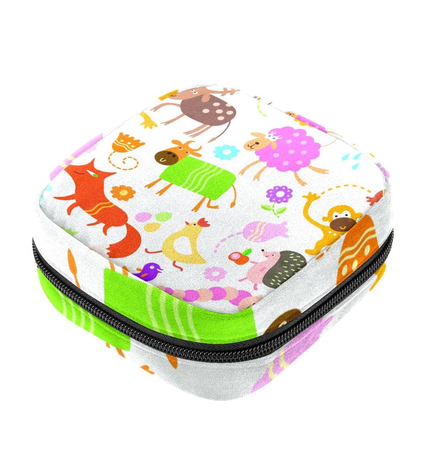 Cute Animal Ladies Napkins & Storage Bags | Portable Menstrual Cup Pockets for Teens & Women - Shop Now! - Buy Online on GoSupps.com