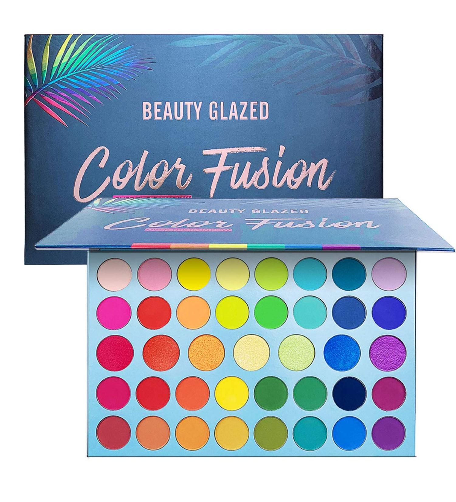 39 Colors Rainbow Eyeshadow Palette - Matte, Shimmer, Metallic, Vegan, Highly Pigmented Makeup Set - Buy Online on GoSupps.com