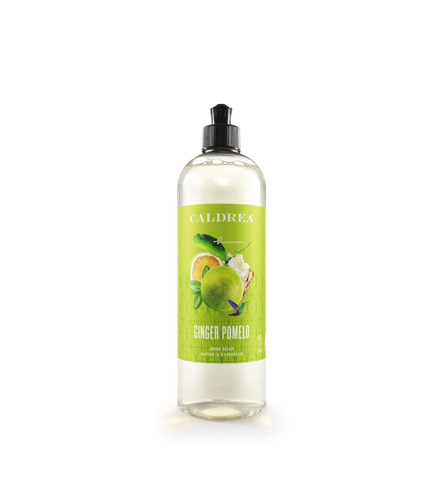 Caldrea Biodegradable Dish Soap 16 oz | Soap Bark & Aloe Vera | Ginger Pomelo Scent - Buy Online on GoSupps.com