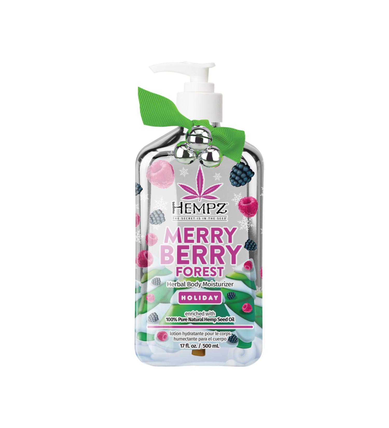 Hempz Limited Edition Merry Berry Forest Body Lotion - Hydrating Holiday Moisturizer Gift for Men & Women | 17 oz - Shop Internationally - Buy Online on GoSupps.com