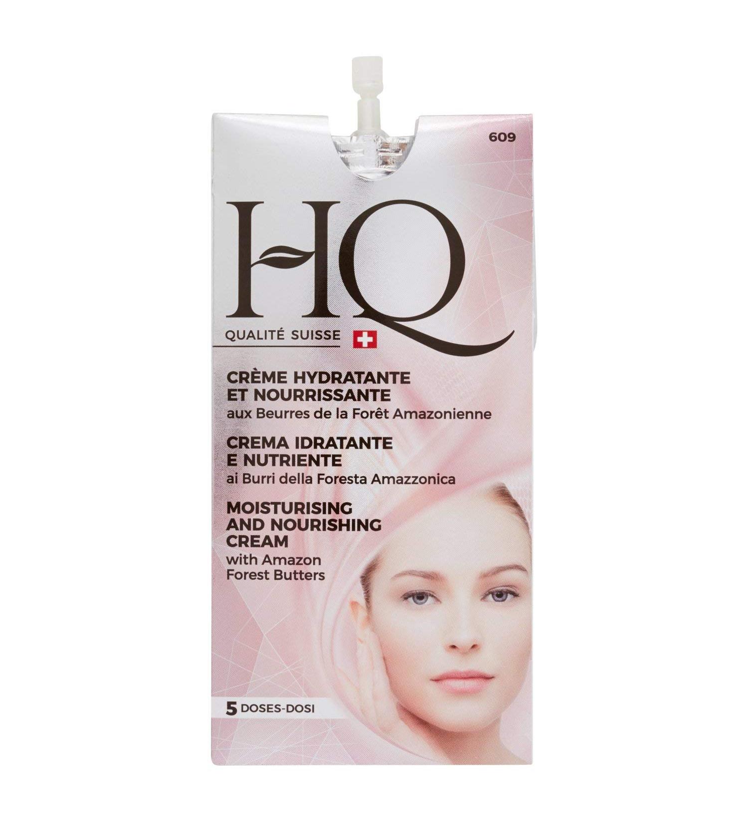 HQ COSMETIQUE Moisturizing & Nourishing Cream with Amazonian Vegetable Butters - 10 ml Pack of 5 | International Shipping Available - Buy Online on GoSupps.com