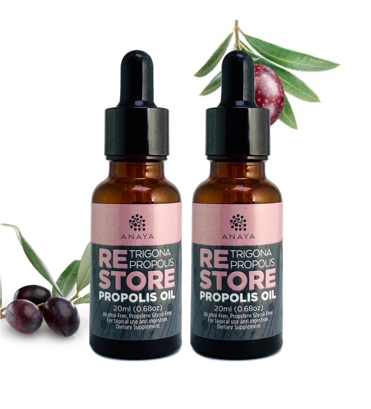 Anaya Trigona Propolis Oil (Propolis Extract in Olive Oil) - Buy Online on GoSupps.com