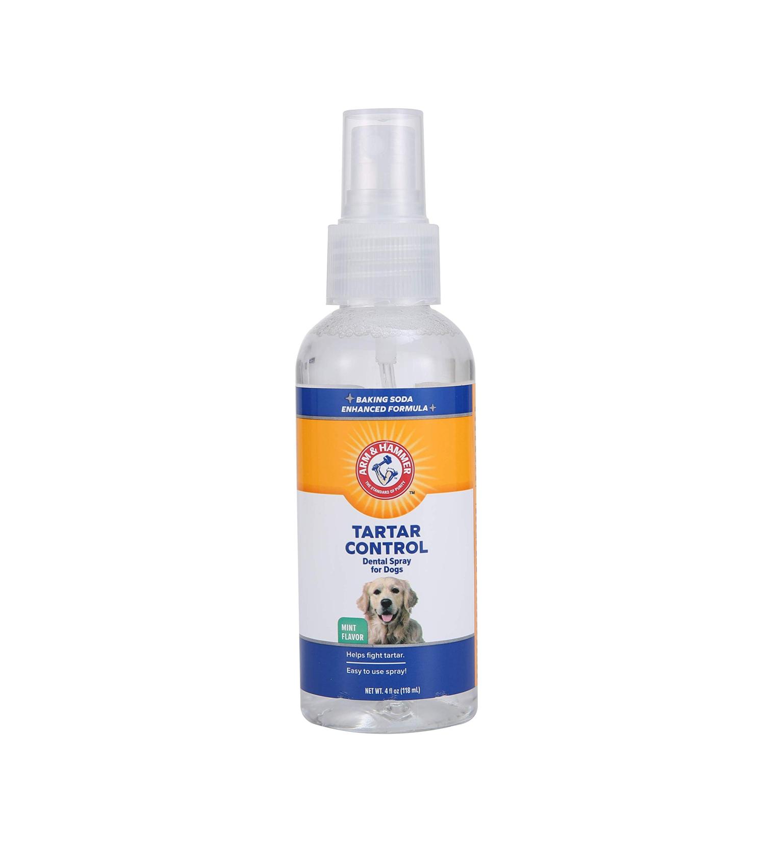 Arm & Hammer Tartar Control Dog Dental Spray - Mint Flavor, 4 fl oz - Buy Online on GoSupps.com