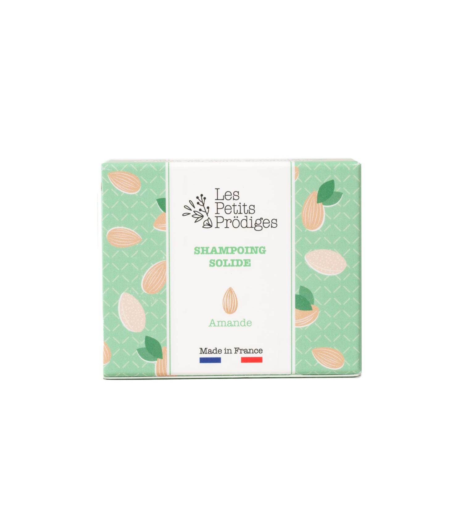 100% Natural Almond Solid Shampoo - All Hair Types - Made in France - Respects the Scalp - Not Tested on Animals - Recyclable Packaging - LES PETITS PRODIGES - Buy Online on GoSupps.com