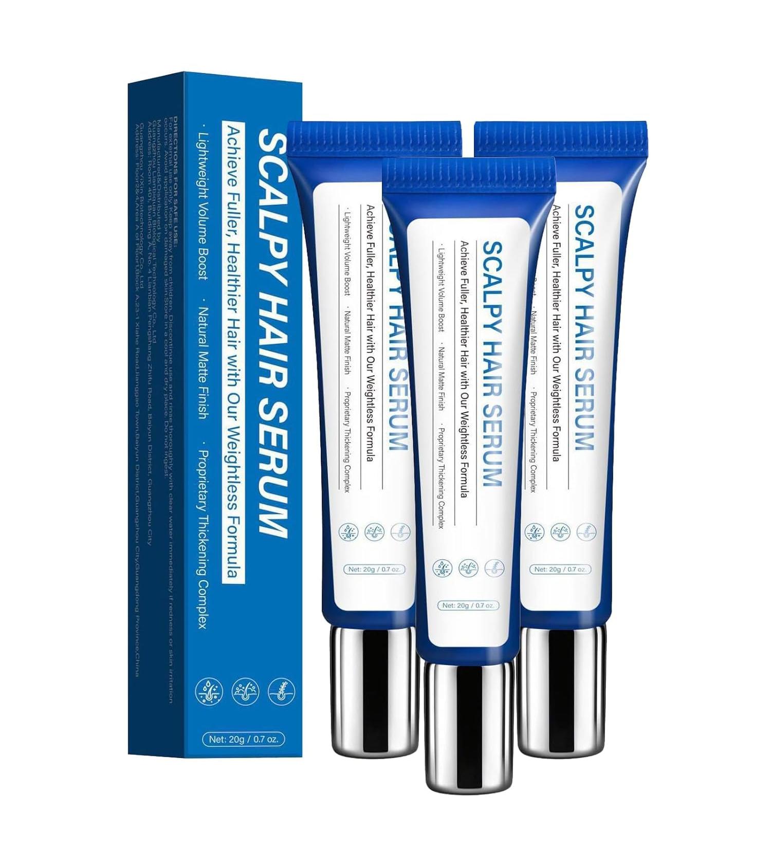 S rum capillaire S rum de croissance du cuir chevelu Formule l g re et non grasse Nourrit renforce et booste le volume Convient aux hommes et aux femmes 3* - Buy Online on GoSupps.com