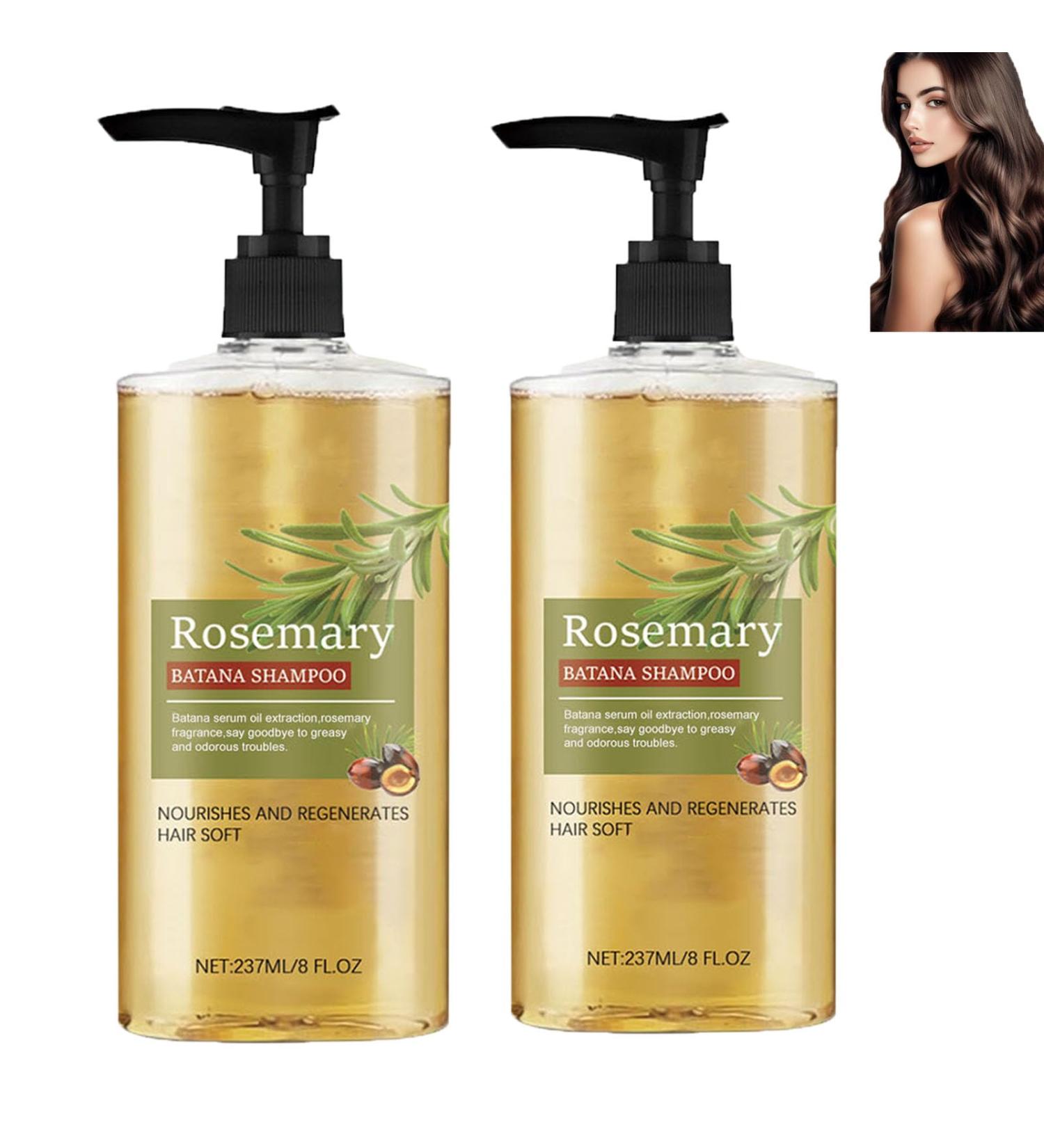  homomdy Rosemary shampoo for hair loss deeply cleanses nourishes the scalp moisturizes and softens repairs damaged hair controls sebum and dandruff. (2 pcs) - Buy Online on GoSupps.com