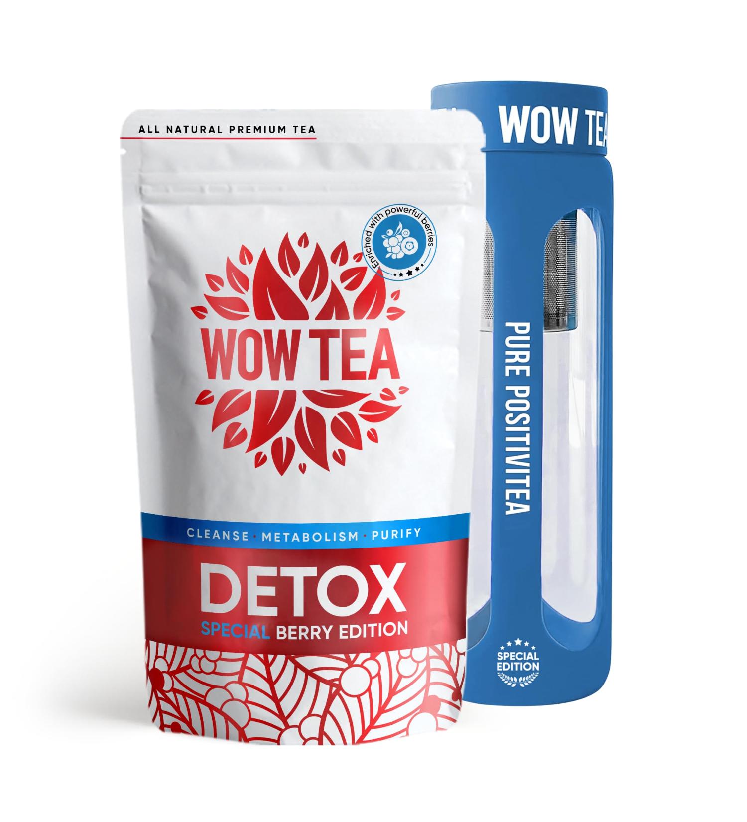 WOW TEA Perfect Berry Bundle: Cleanse & Energize Your Body - Buy Online on GoSupps.com