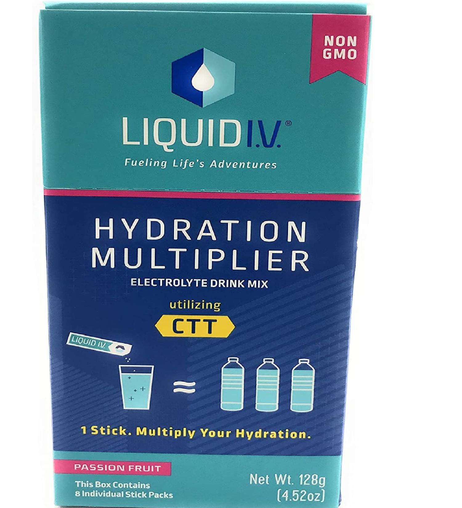 Liquid IV Passion Fruit - Box Includes 8 Sticks