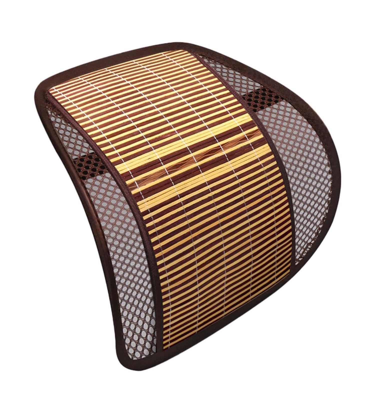 Car Lumbar Support | Portable Car Lumbar Cushion | Car Back Pillow Ventilated Cars Seat Backrest Compact Auto Lumbars Pillow for Driving Seat Travels Longrides Yellow - Buy Online on GoSupps.com