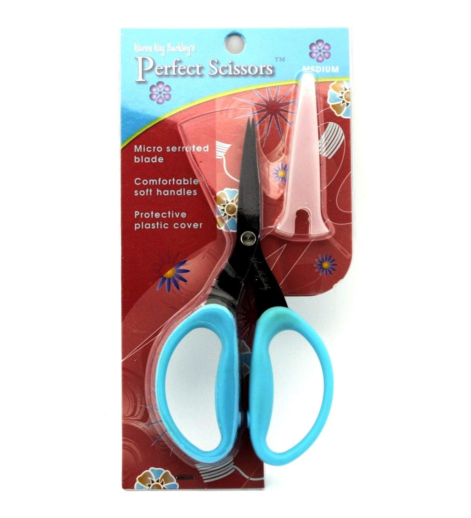Karen Kay Buckley's Perfect Scissors, Medium 6-Inch Mirco Serrated Blades (1) (Original Version) (Standard)