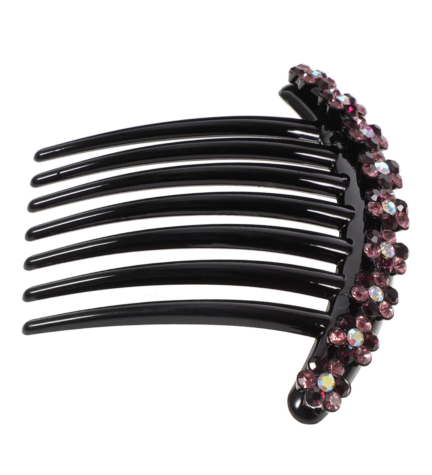 Angoily 1pc Rhinestone Barrettes Wedding Headpiece for Bride Hair Barrettes for Girls Hair Comb Clip Hair Combs 7 Teeth Hair Comb Bridal Hair Accessories Rhinestones Women's - Buy Online on GoSupps.com