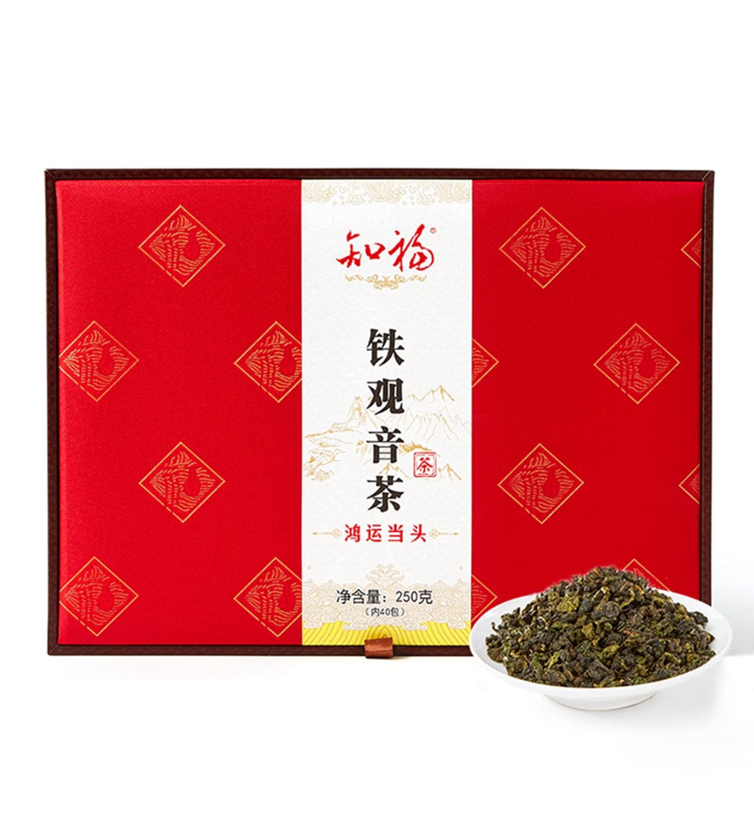 Oolong Tea Tie Guanyin Particules de Th Uniformes Saveur Grasse et Brillante Fra che et D licate Livr Avec Une Bo te Cadeau et Un Sac Cadeau Convient Comme Cadeau pour Les Autres - Buy Online on GoSupps.com