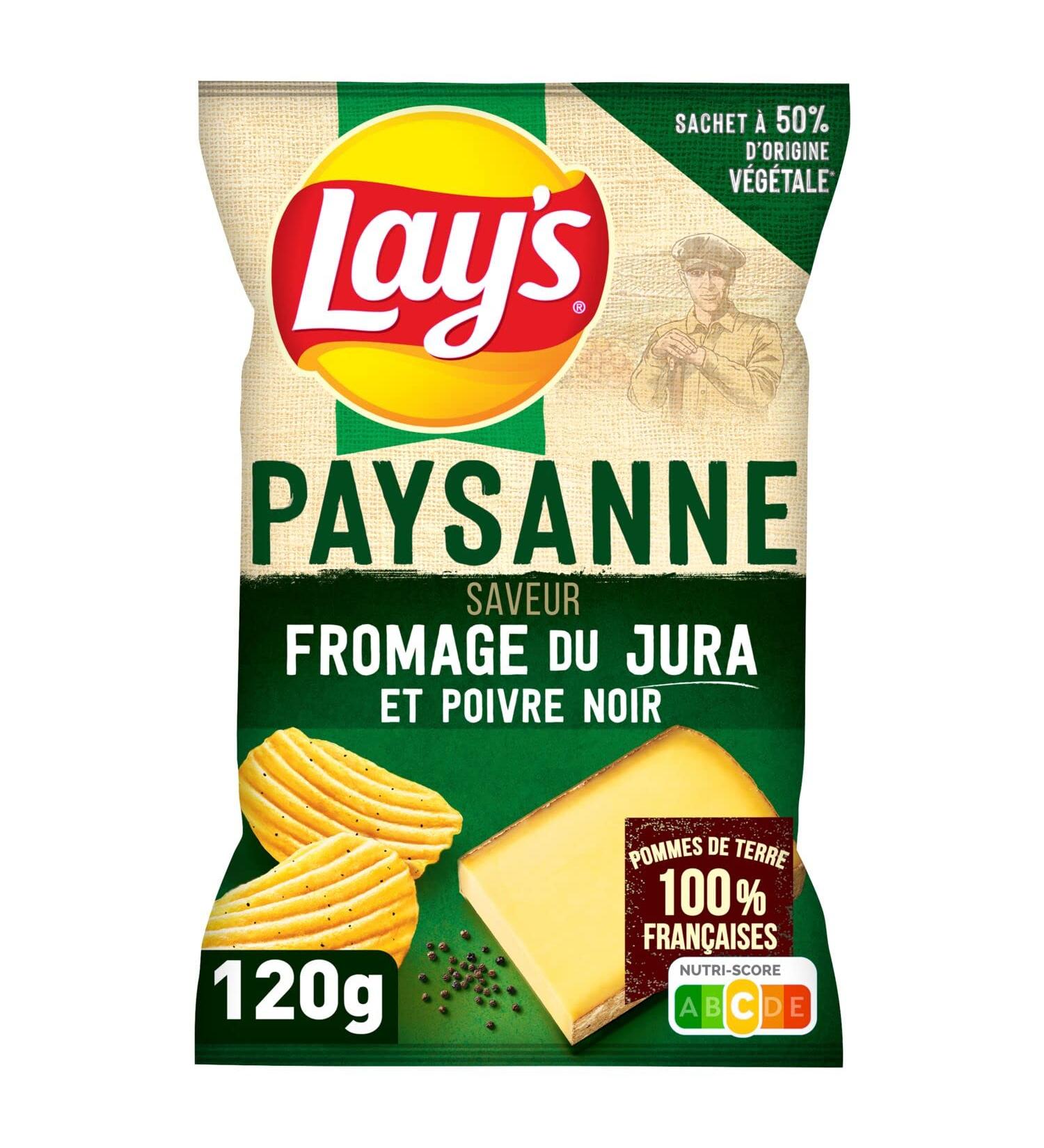 CHIPS LAYS PASSAN CHEESE FLAVOR OF JURA 120G - Buy Online on GoSupps.com